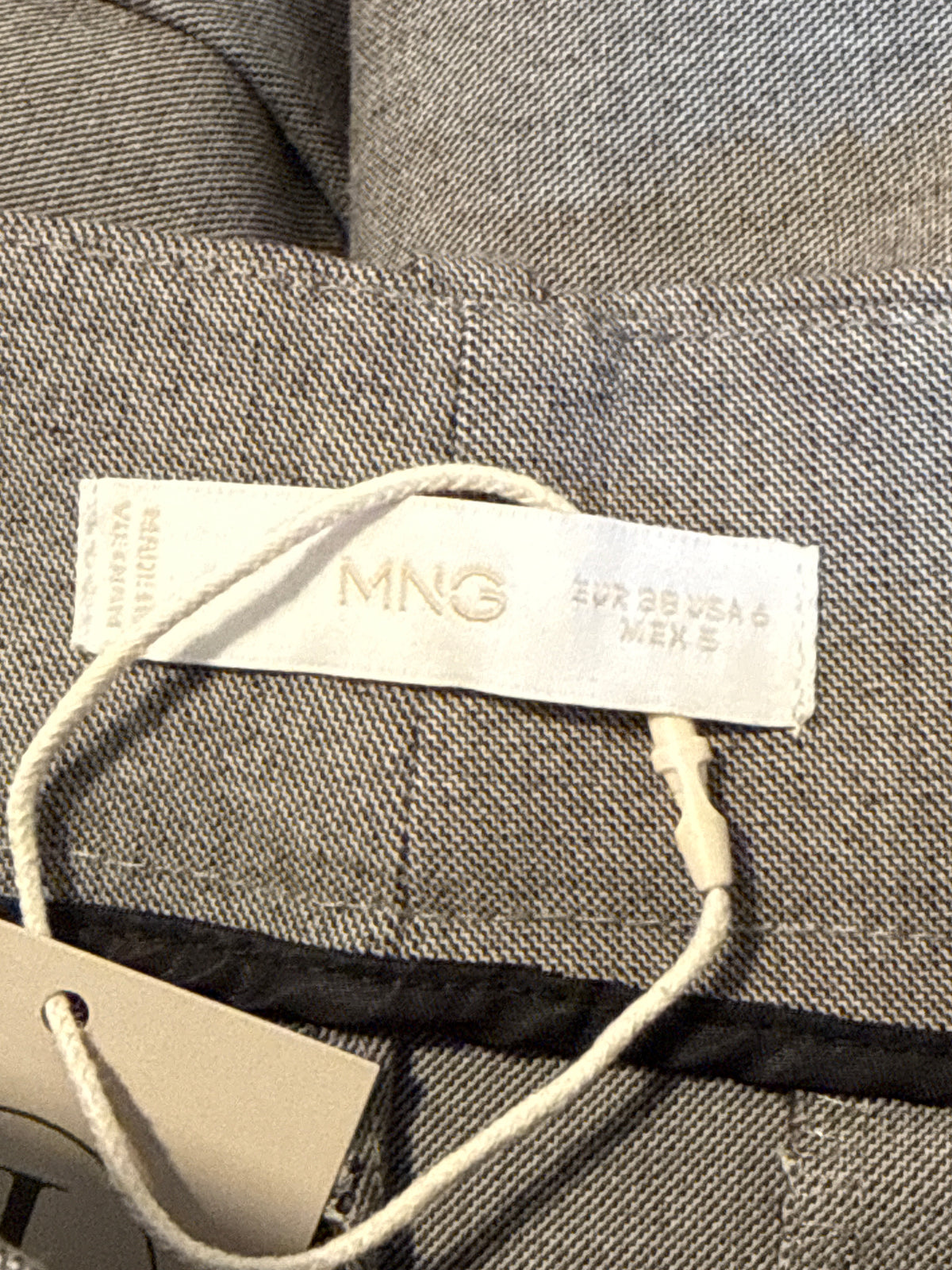 MNG Gray Cargo Pants size 6