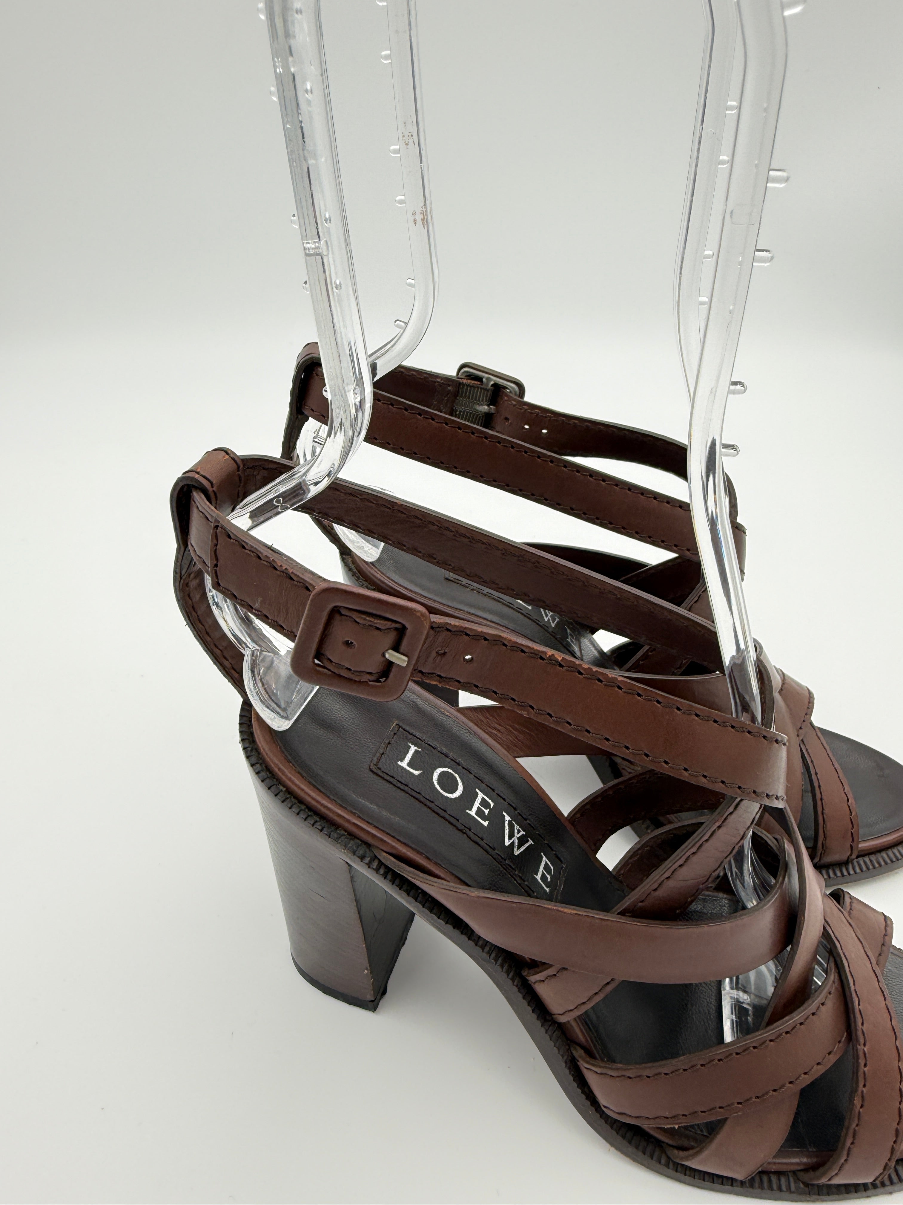 Loewe Vintage Browm Heel Size 36