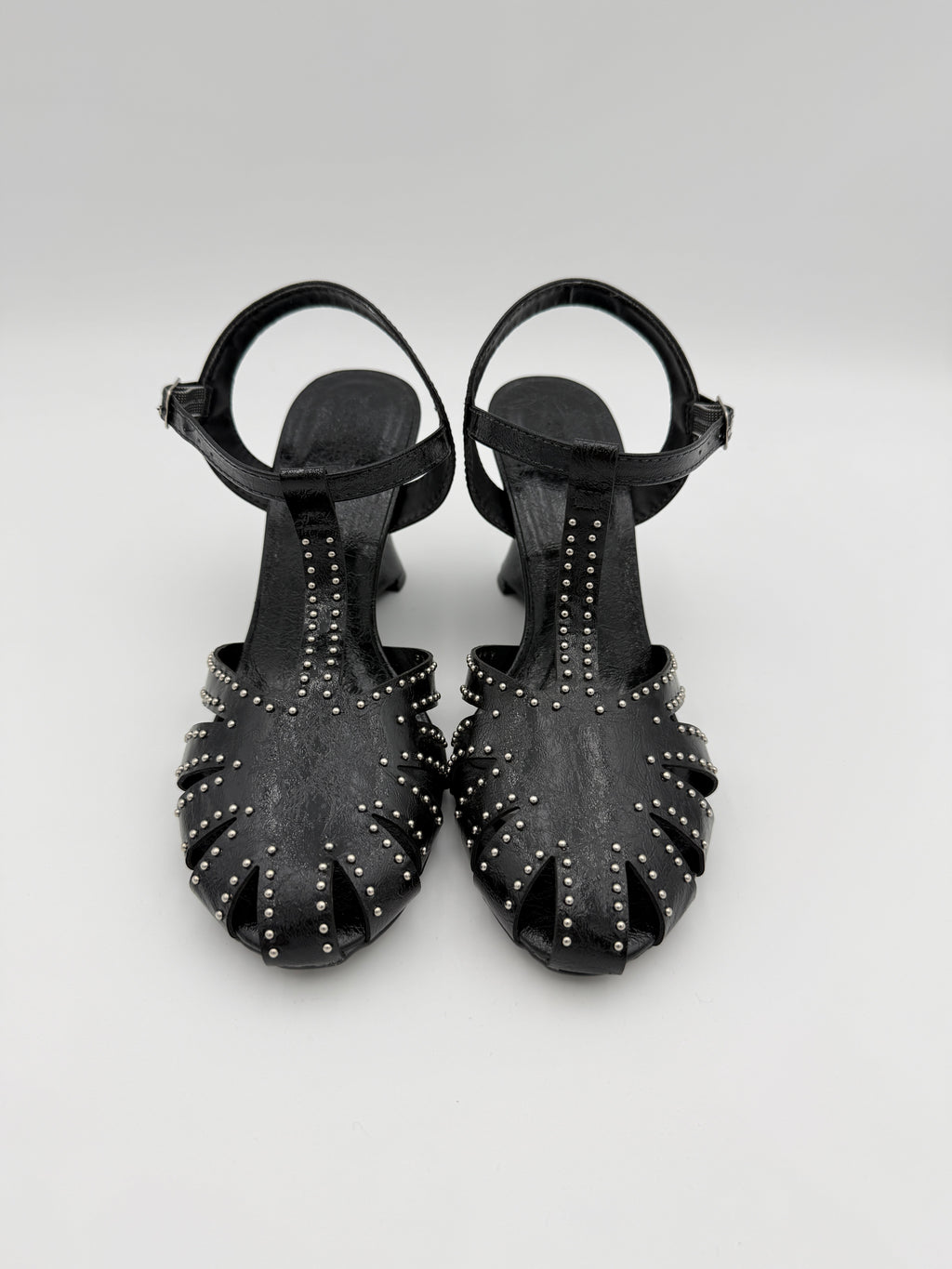 Stilleto Black Wedges Size 7