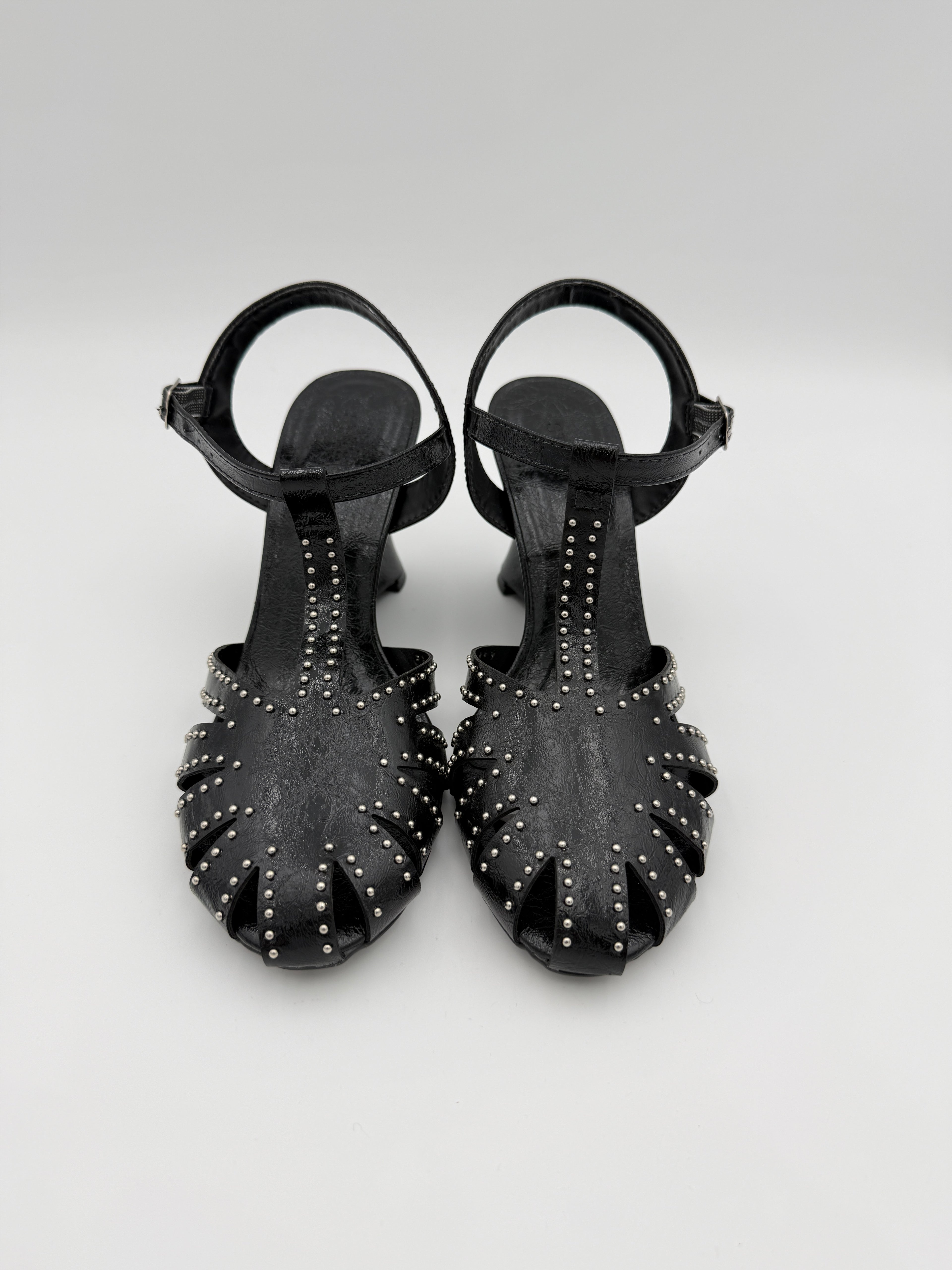 Stilleto Black Wedges Size 7