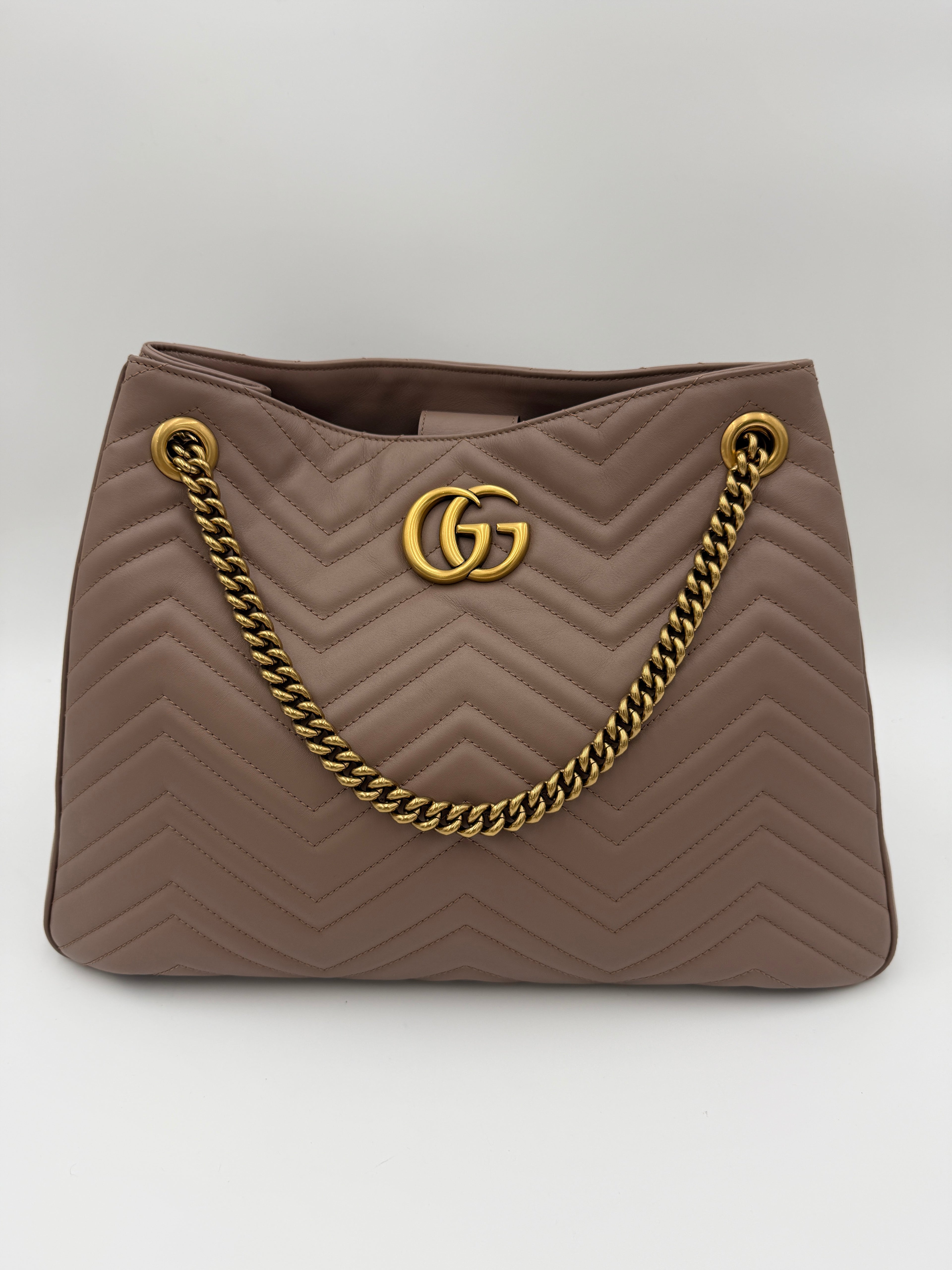 GUCCI MARMONT PORCELAIN ROSE TOTE BAG