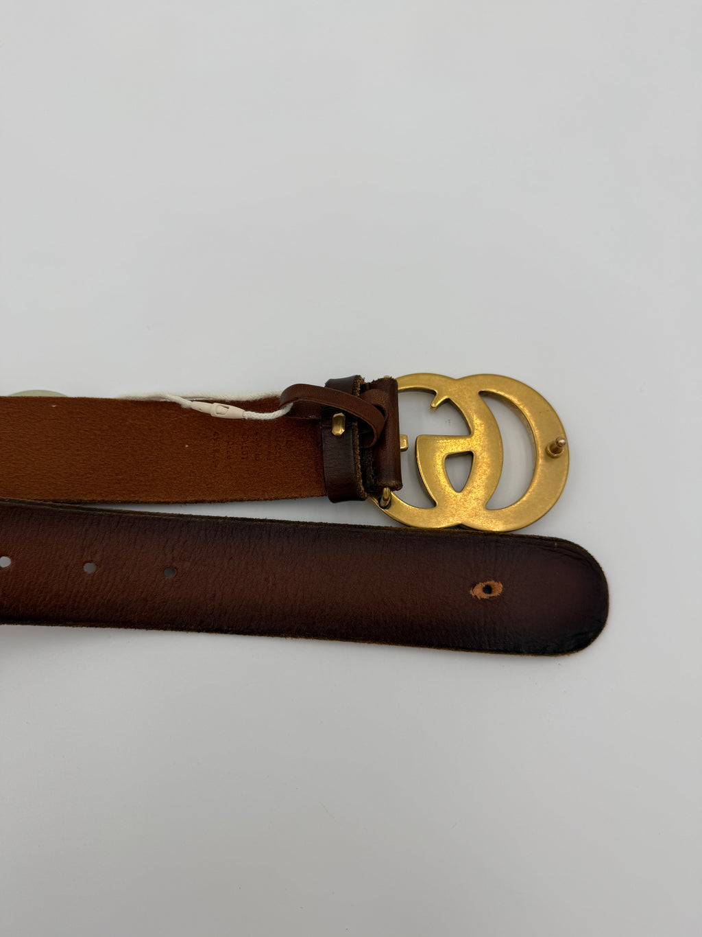 Gucci brown GG belt 70