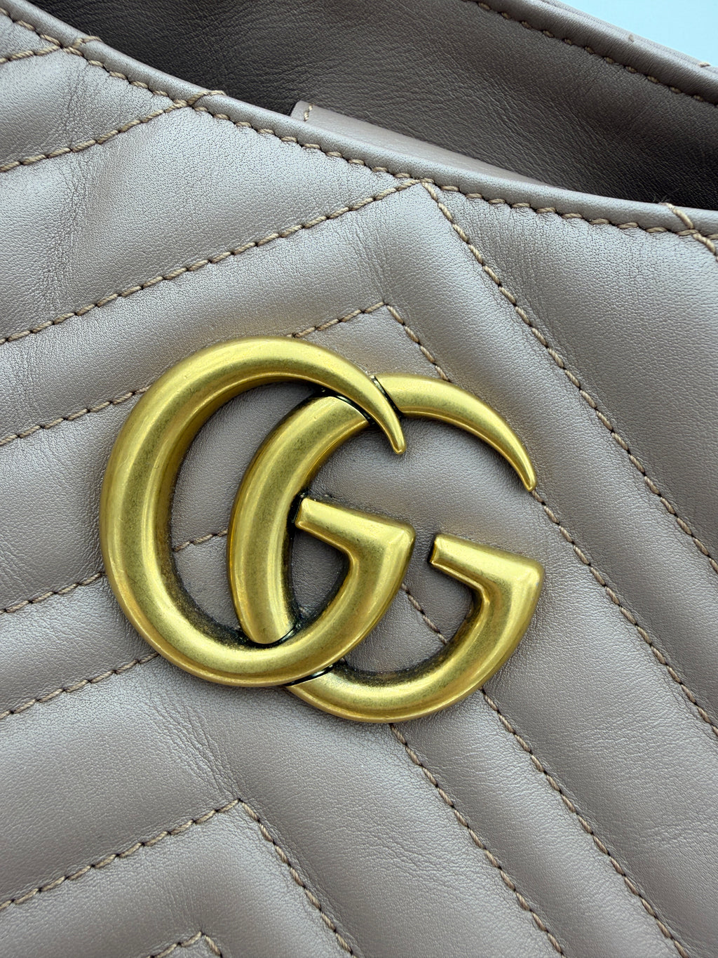GUCCI MARMONT PORCELAIN ROSE TOTE BAG