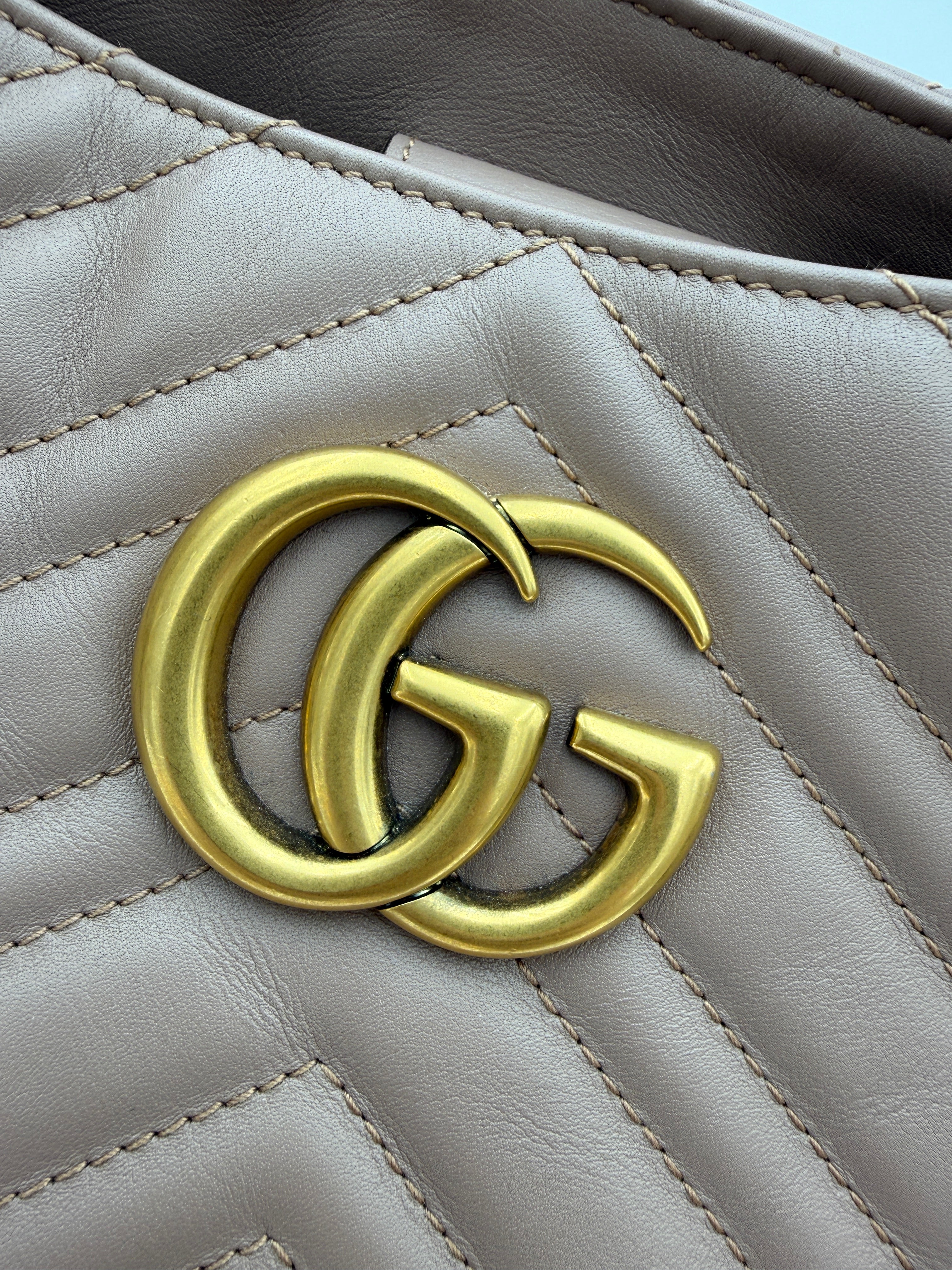 GUCCI MARMONT PORCELAIN ROSE TOTE BAG