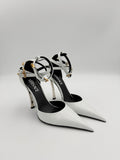 Versace white heel