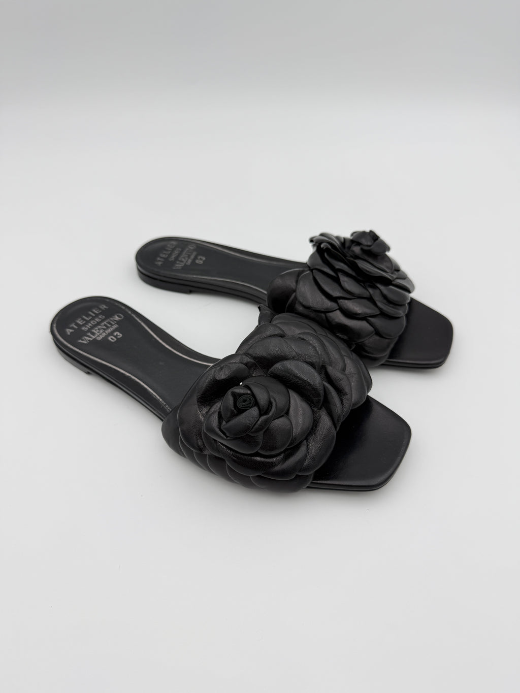 Valentino Black Rose flat size EU38