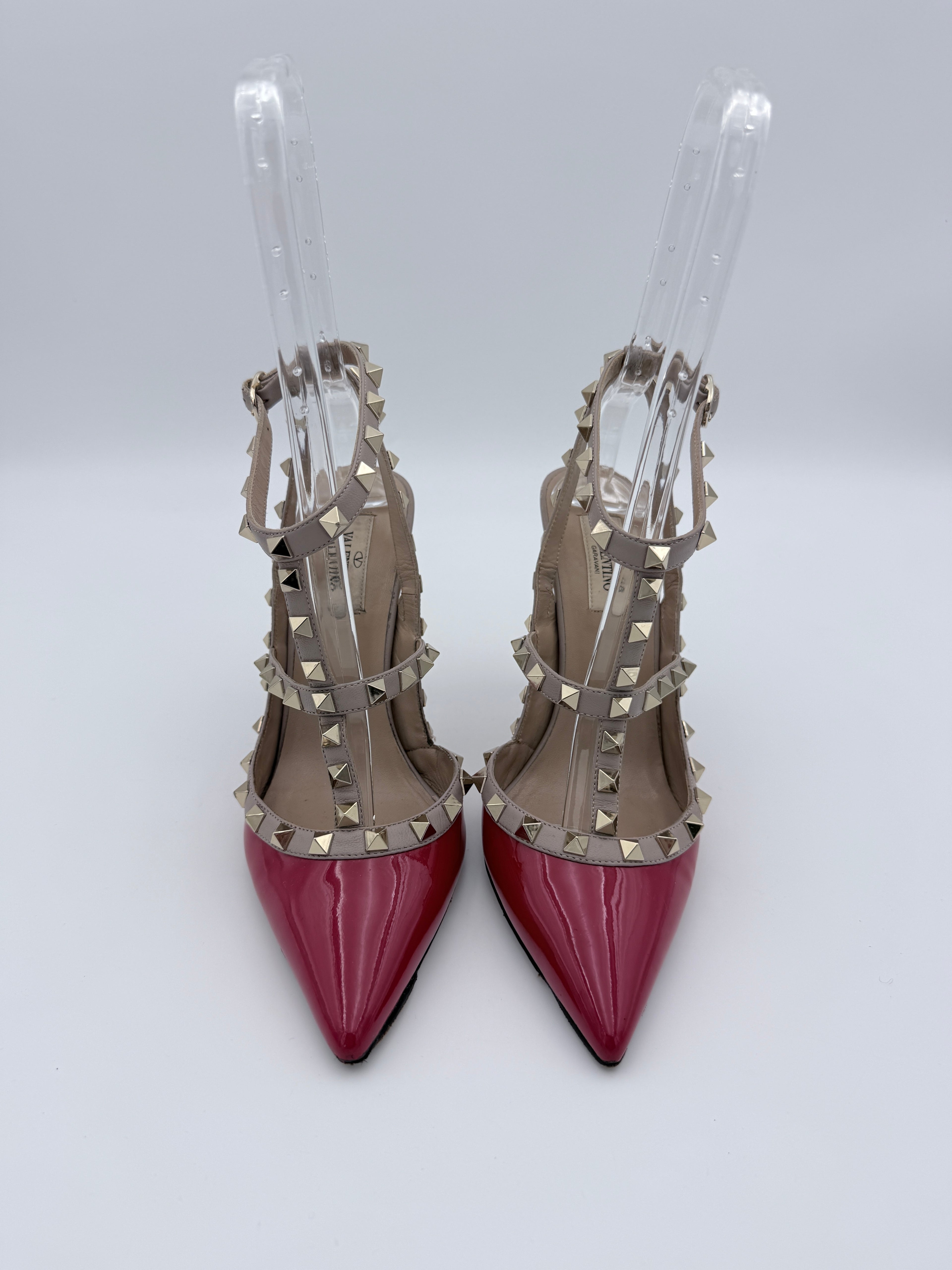 Valentino Red  Rockstud Size 39