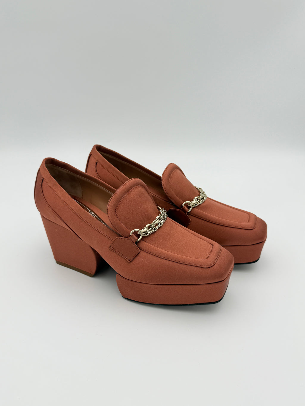 Zimmerman Satin Block Heels Size 37