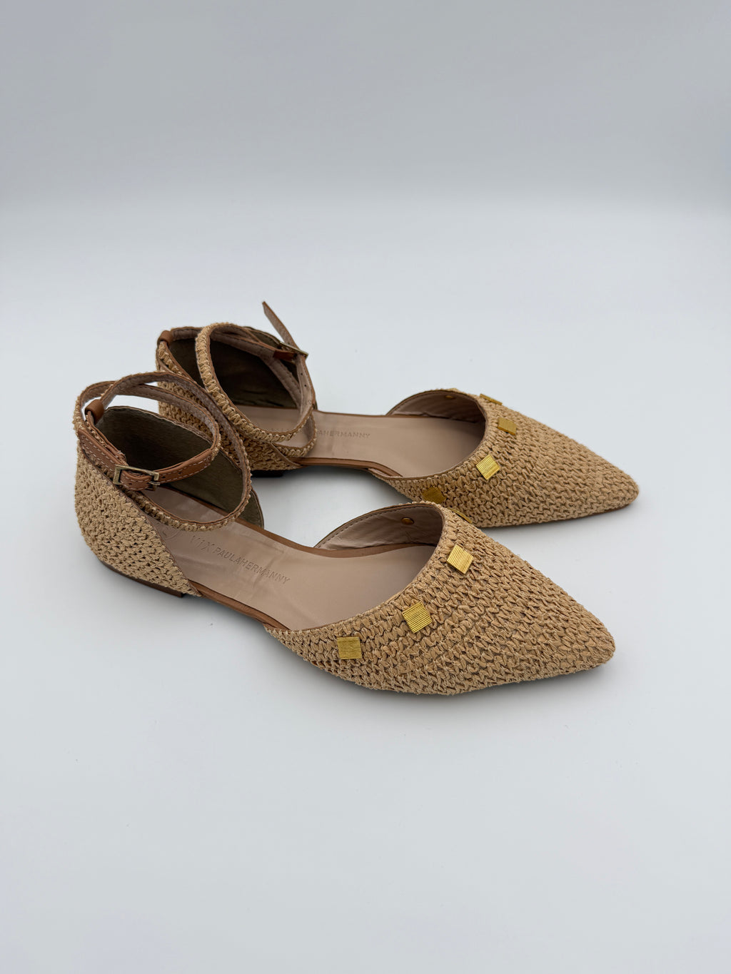 VIX Fiorela Raffia Flats - New - Size US9