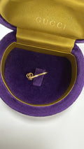 Gucci gold ring size 6,5 box