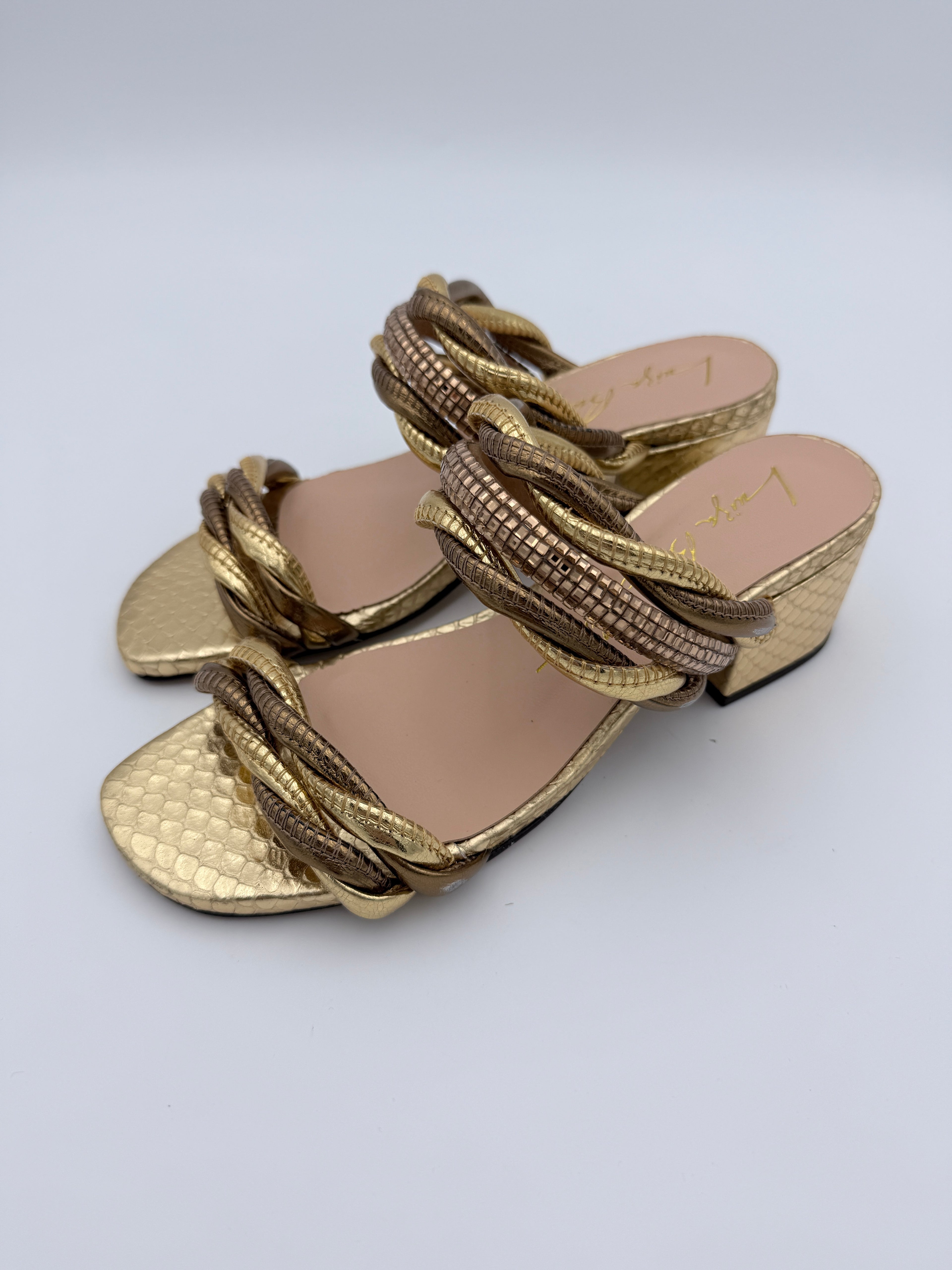 Luiza Barcelos Metalcolor Block Heel B101 V4