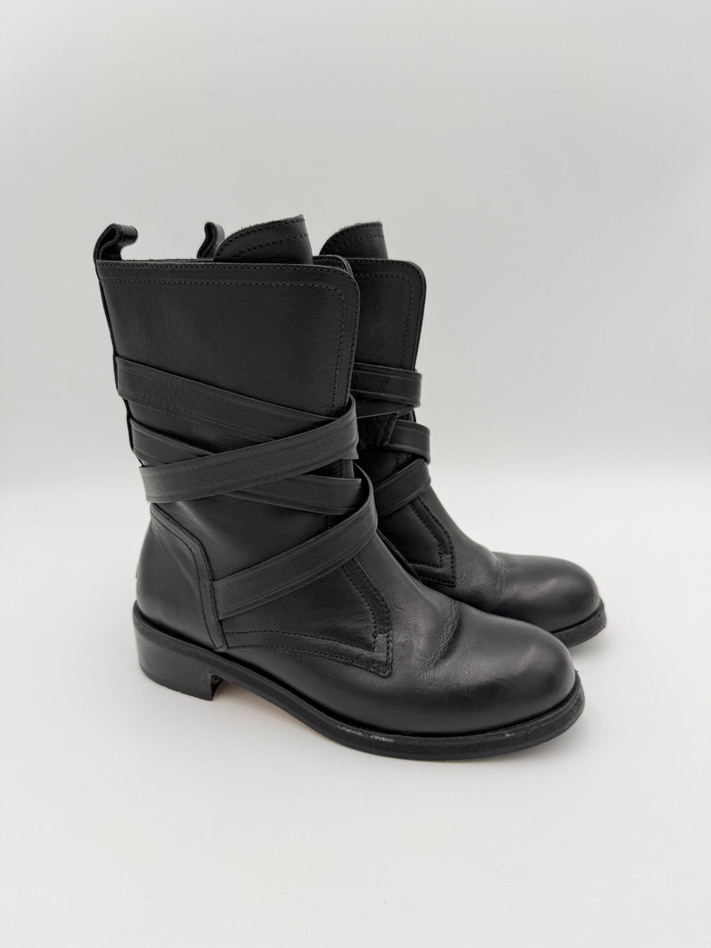 Jimmy Choo Black Leather Boots