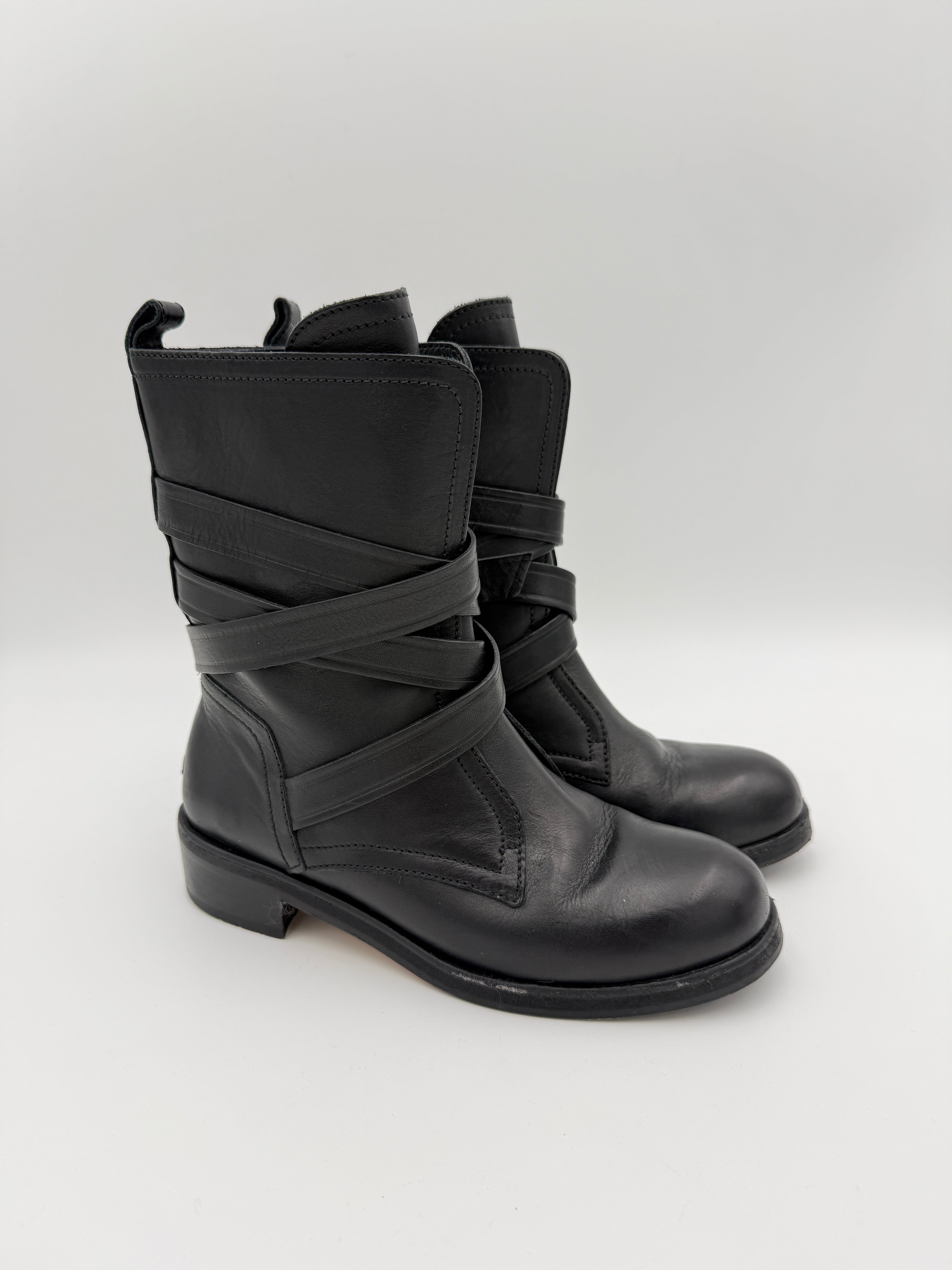 Jimmy Choo Black Leather Boots