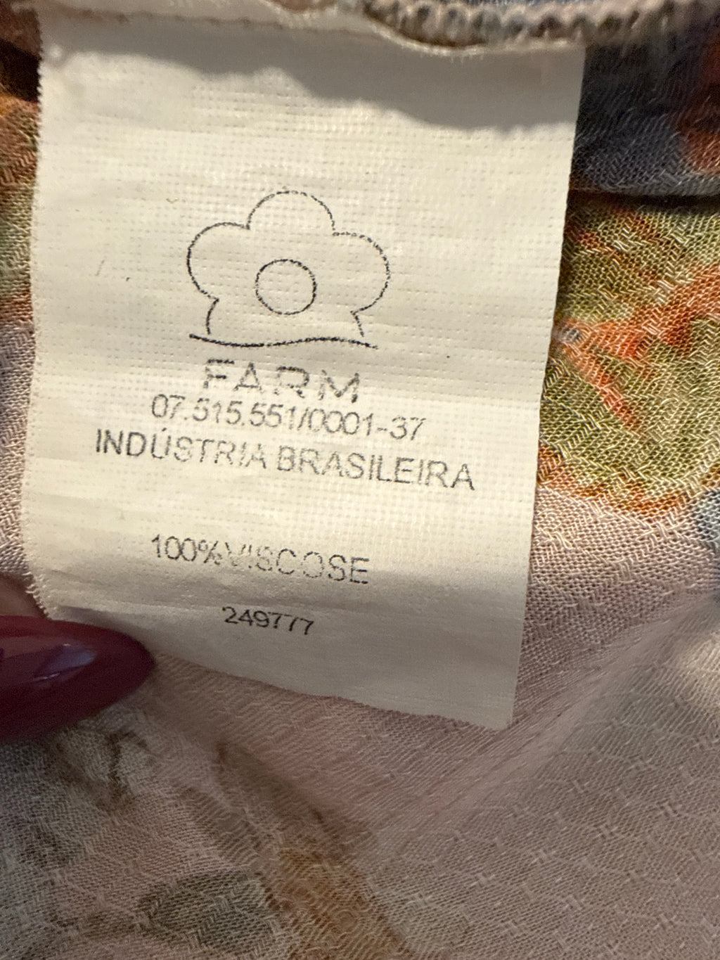 FARM RIO Pink Long Dress Medium
