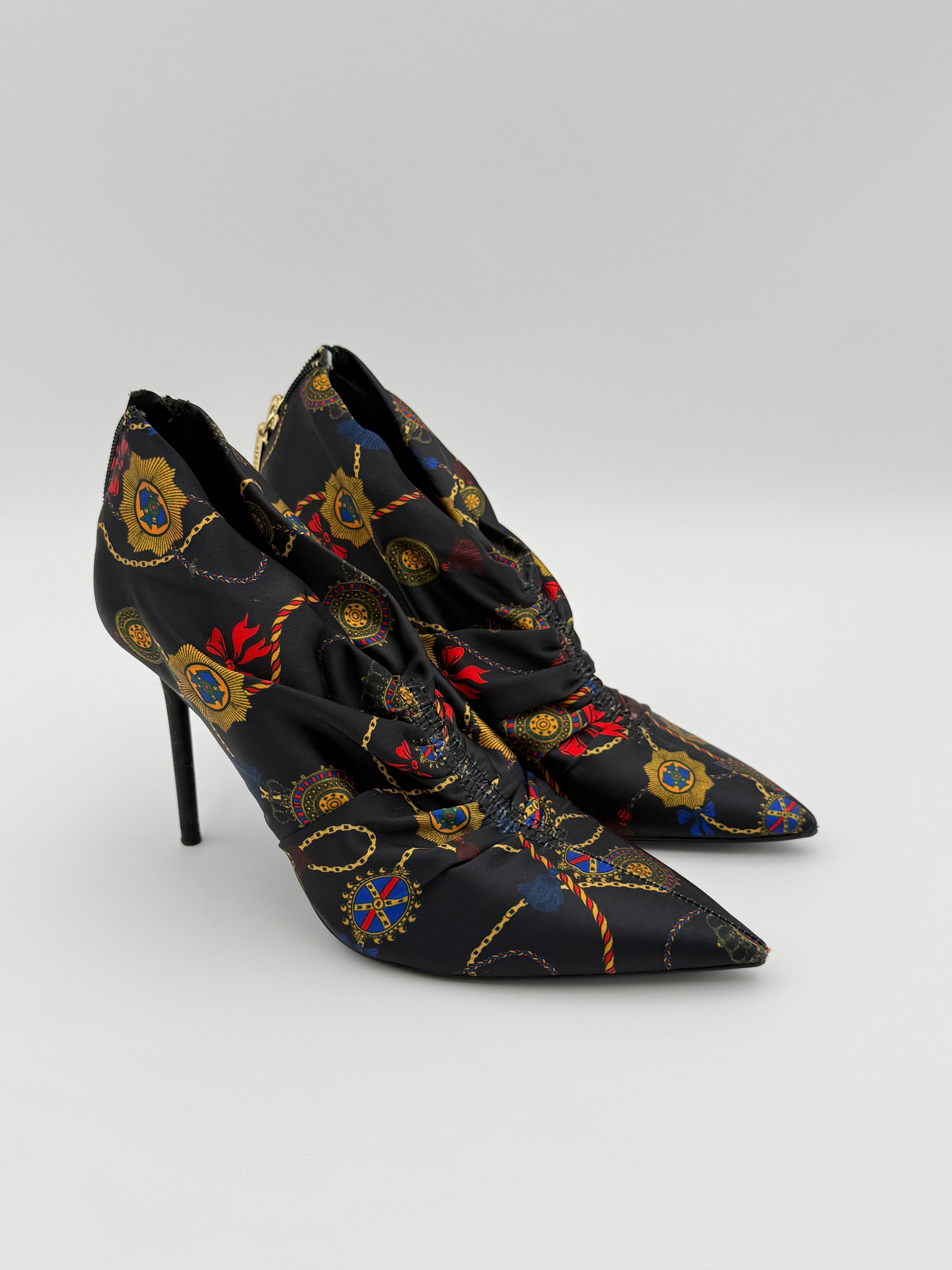 Zara Printed Boots Size 38