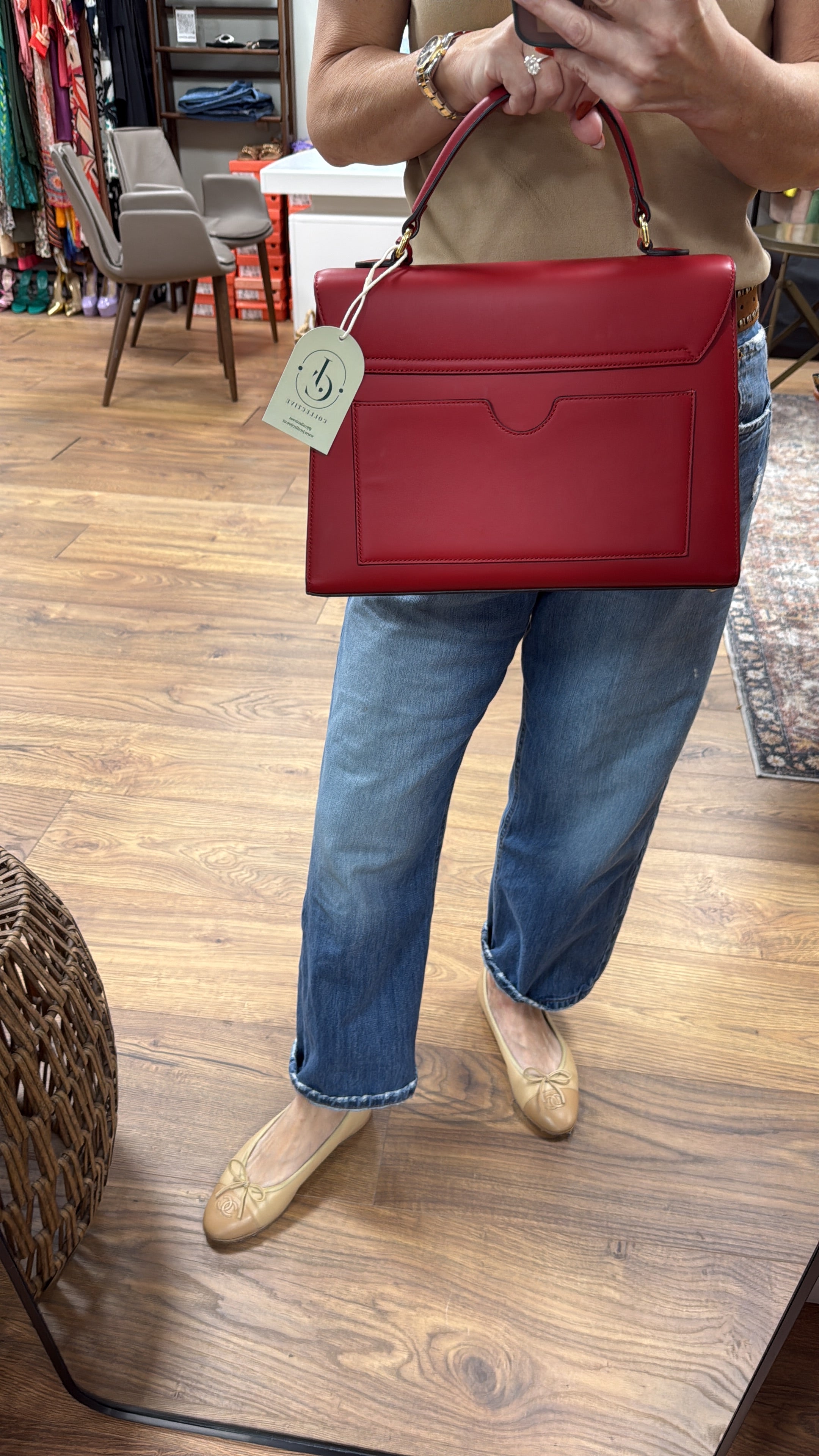 Gucci Padlock Red new with dust