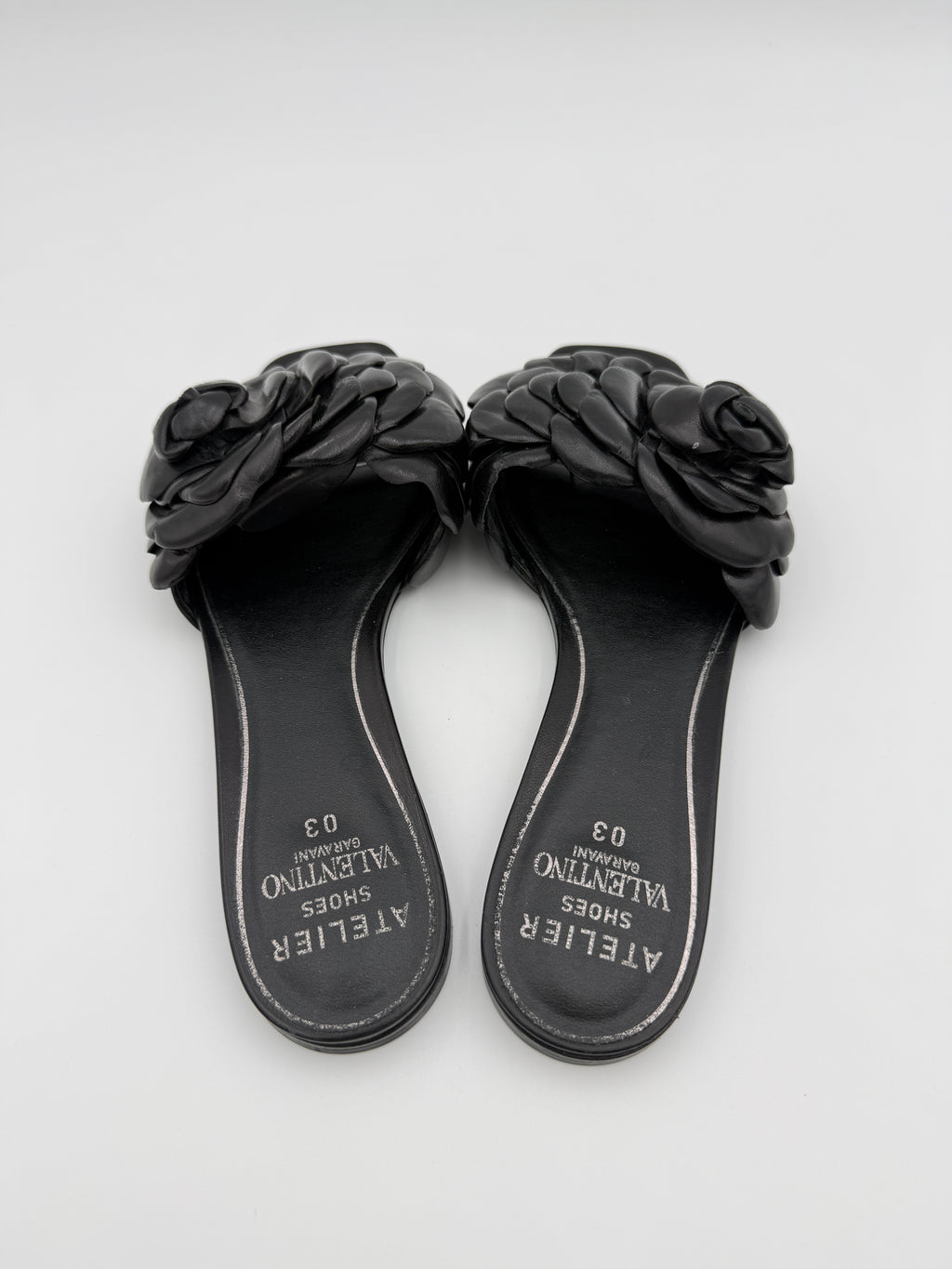 Valentino Black Rose flat size EU38