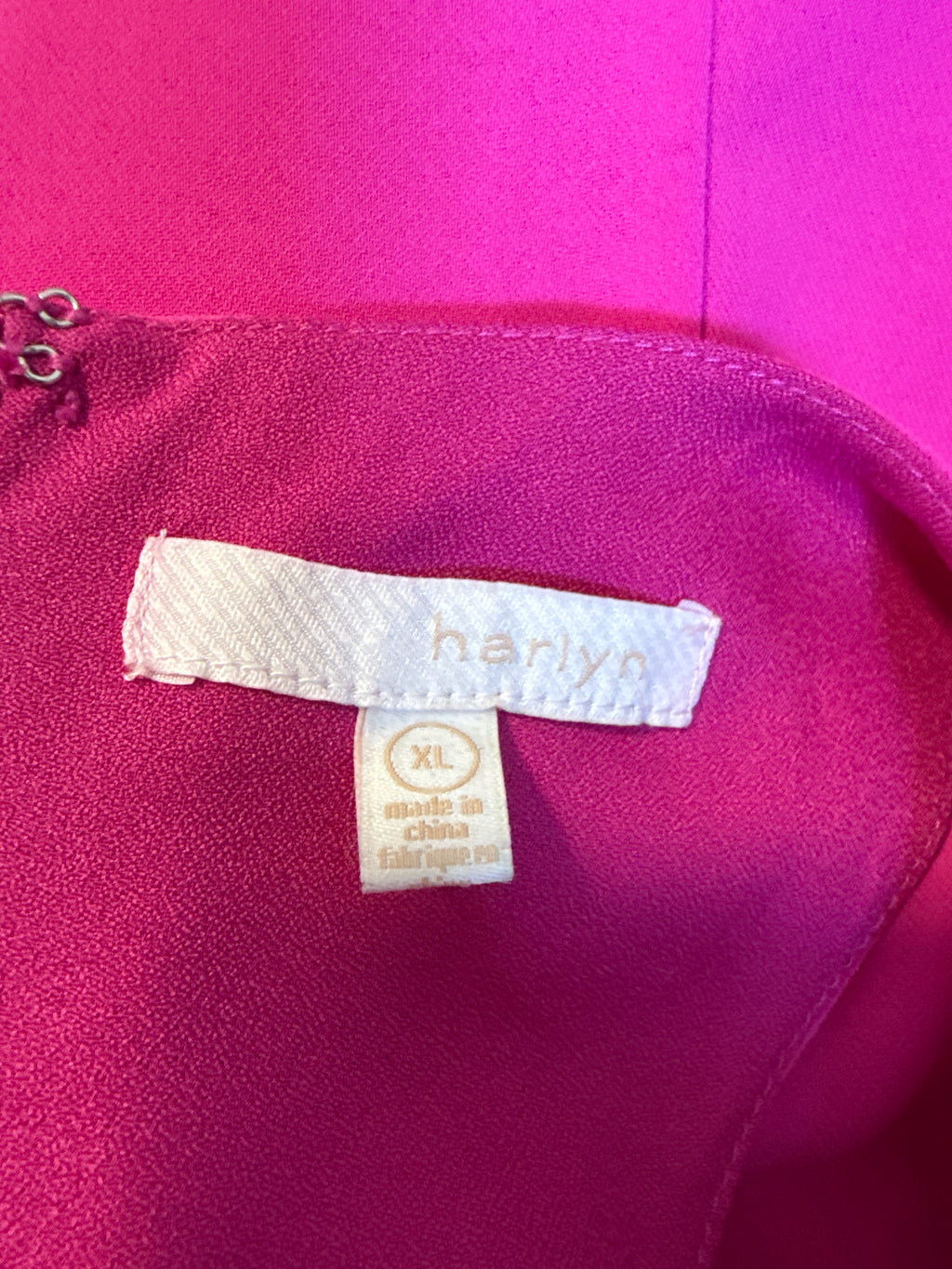 HARLIN Pink Orange Dress XL