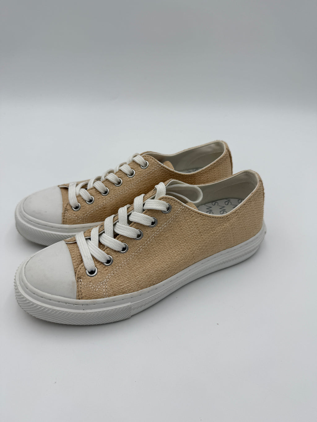 Stuart Weitzman Raffia Sneaker Size 7