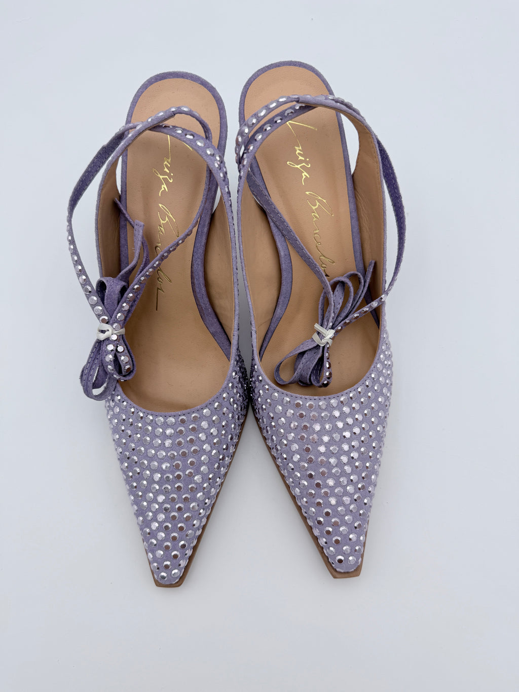 Luiza Barcelos Lilac Studed Ankle Tie B001 V6