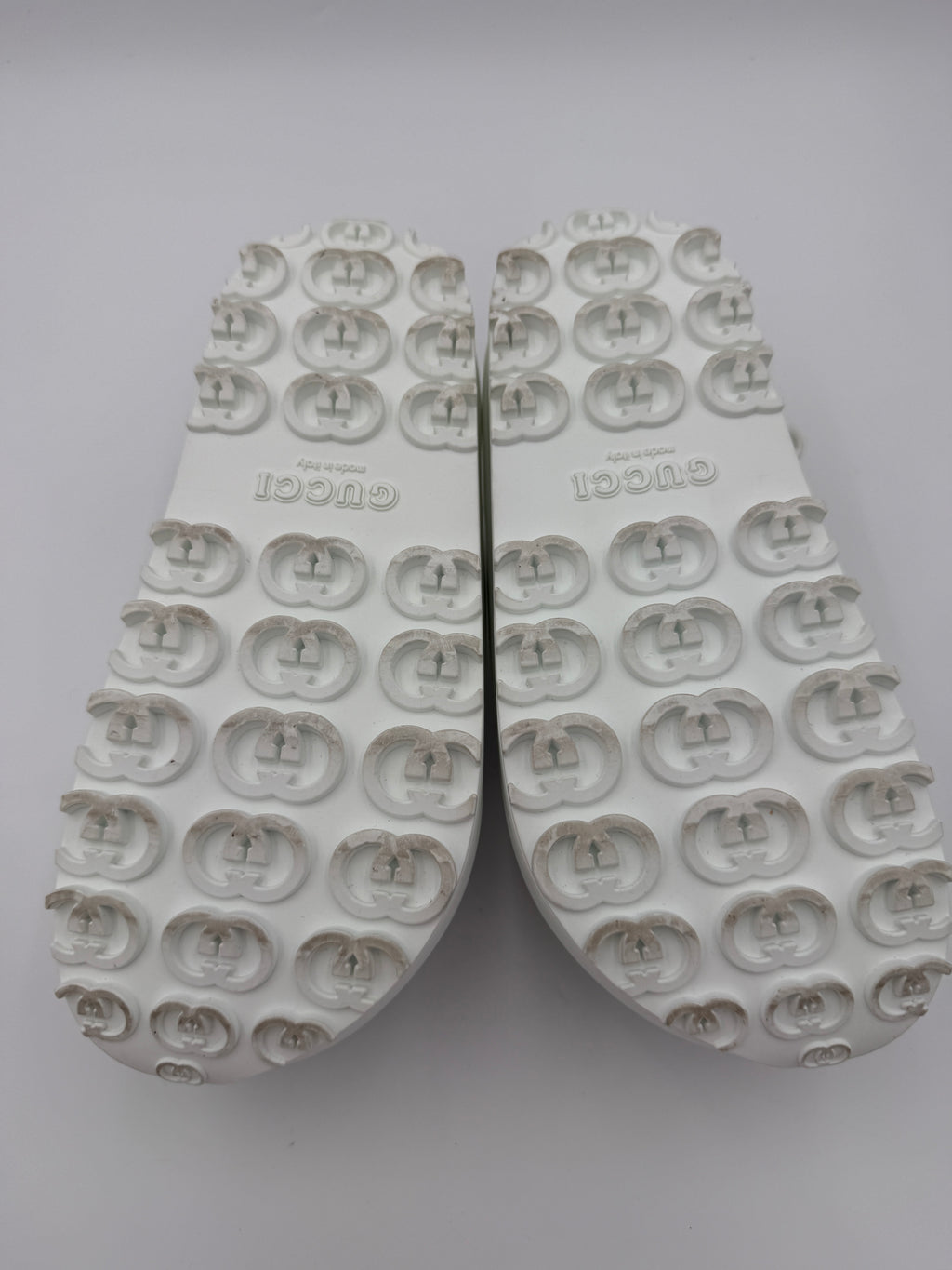 Gucci White Rubber Platform 36