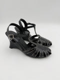 Stilleto Black Wedges Size 7