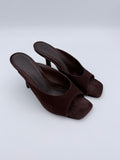 Schutz Brown Suede  Mules
