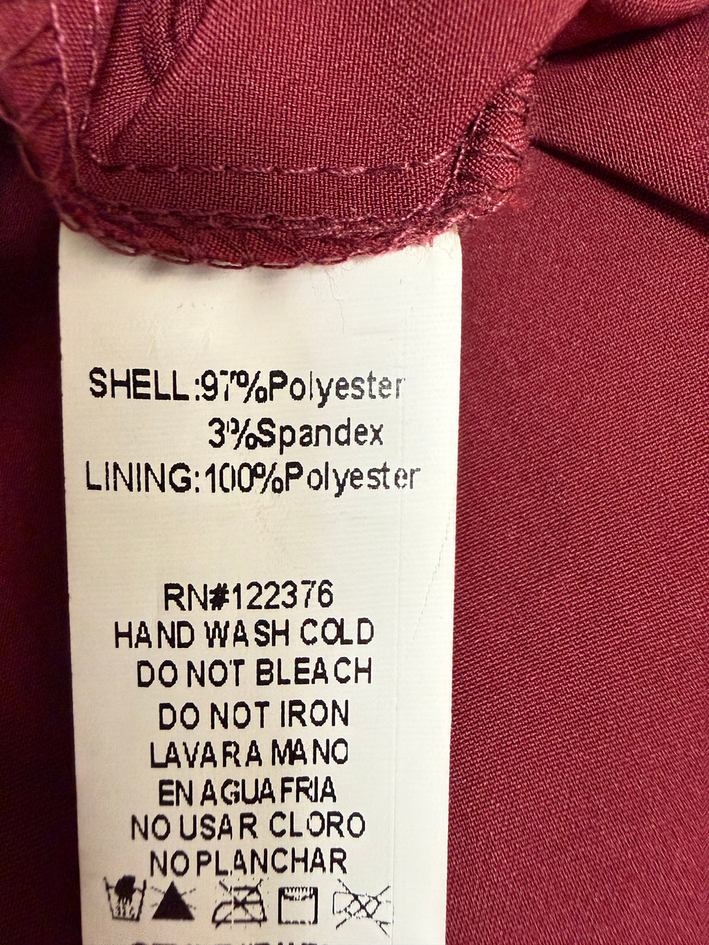 Visco Polly Burgundy Jumpsuit