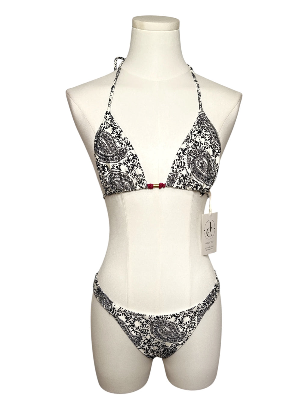 VIX bw cashmere print bikini size M