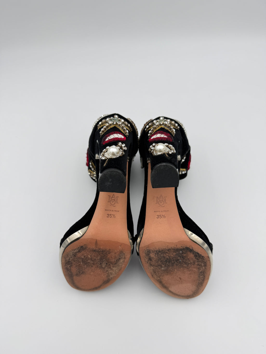 Alexander Mqueen Velvet sandal Size 35,5