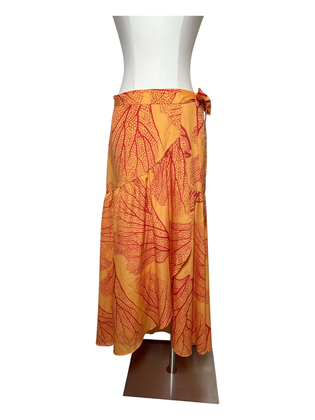 Hutch Anthropologie Orange skirt medium