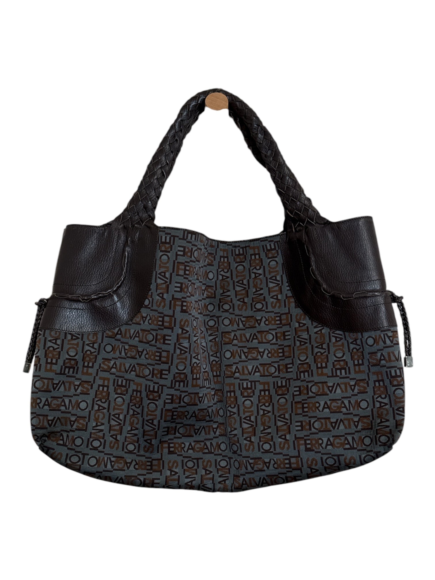 SALVATORE FERRAGAMO Jacquard Tote Bag