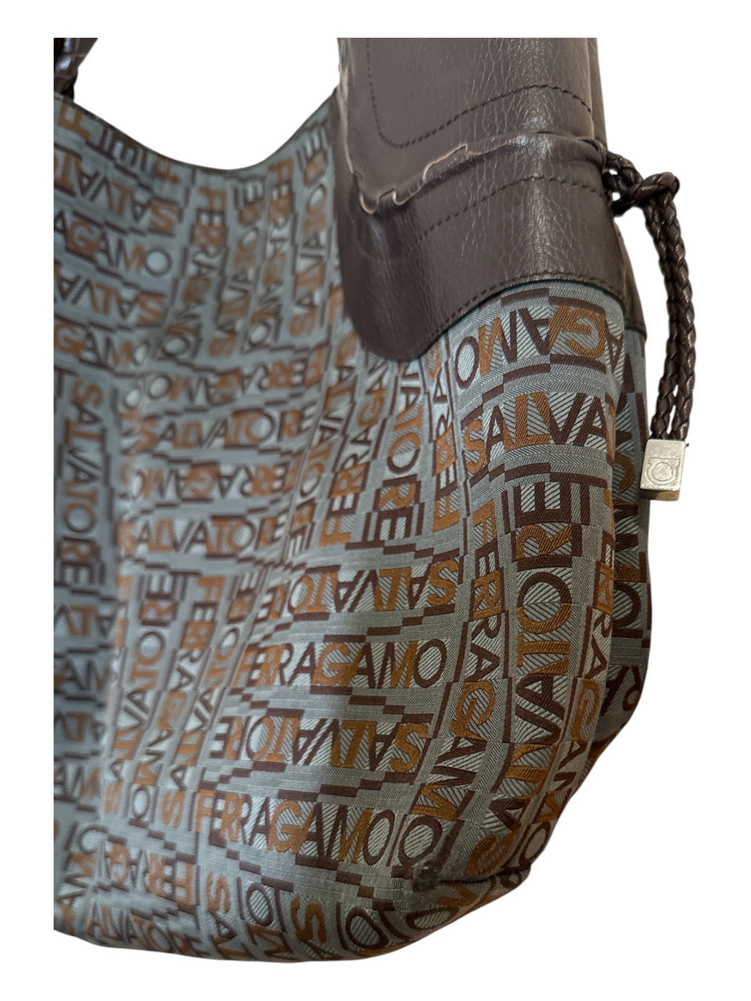 SALVATORE FERRAGAMO Jacquard Tote Bag
