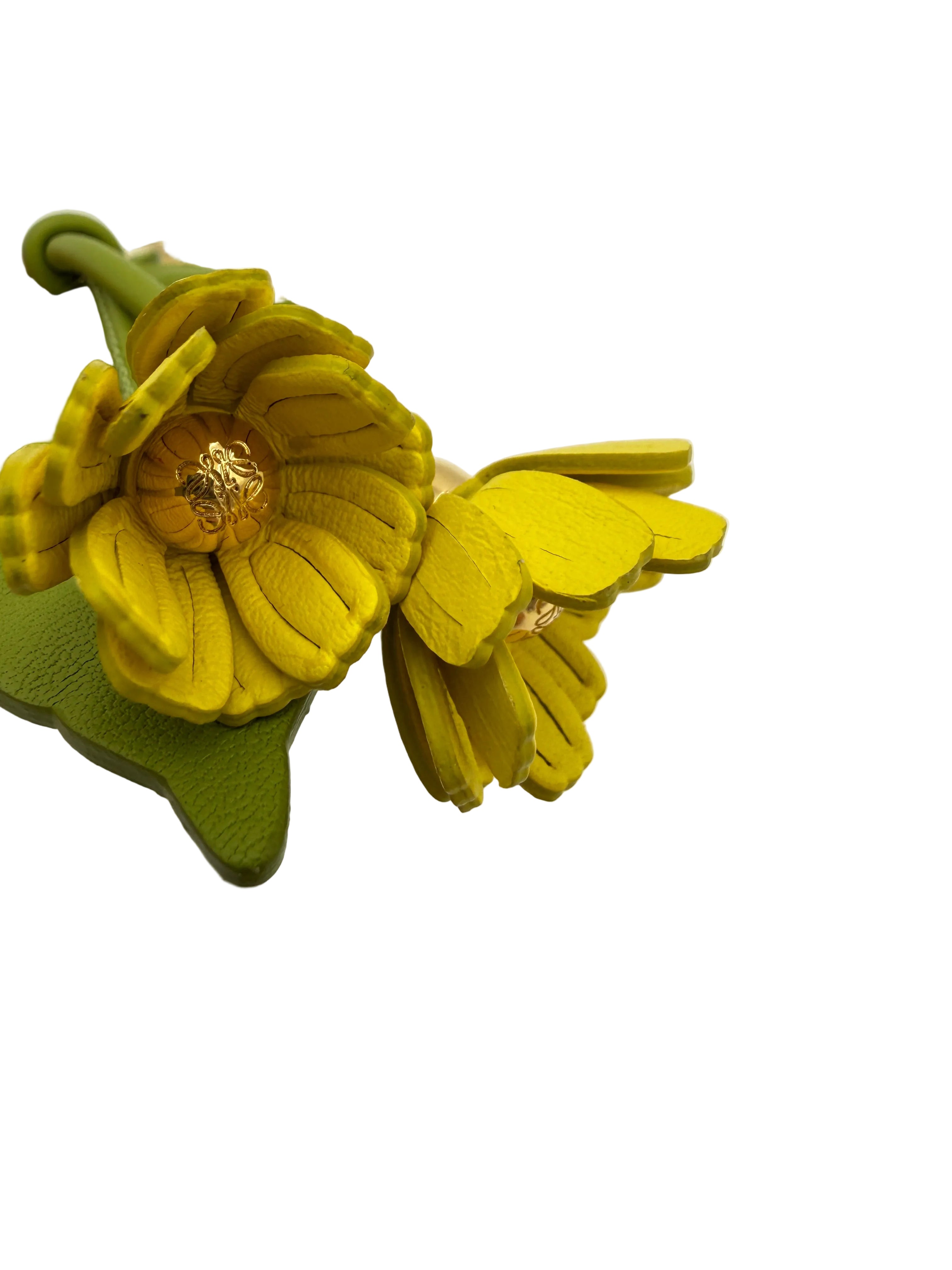 LOEWE LEATHER DAISY BAG CHARM