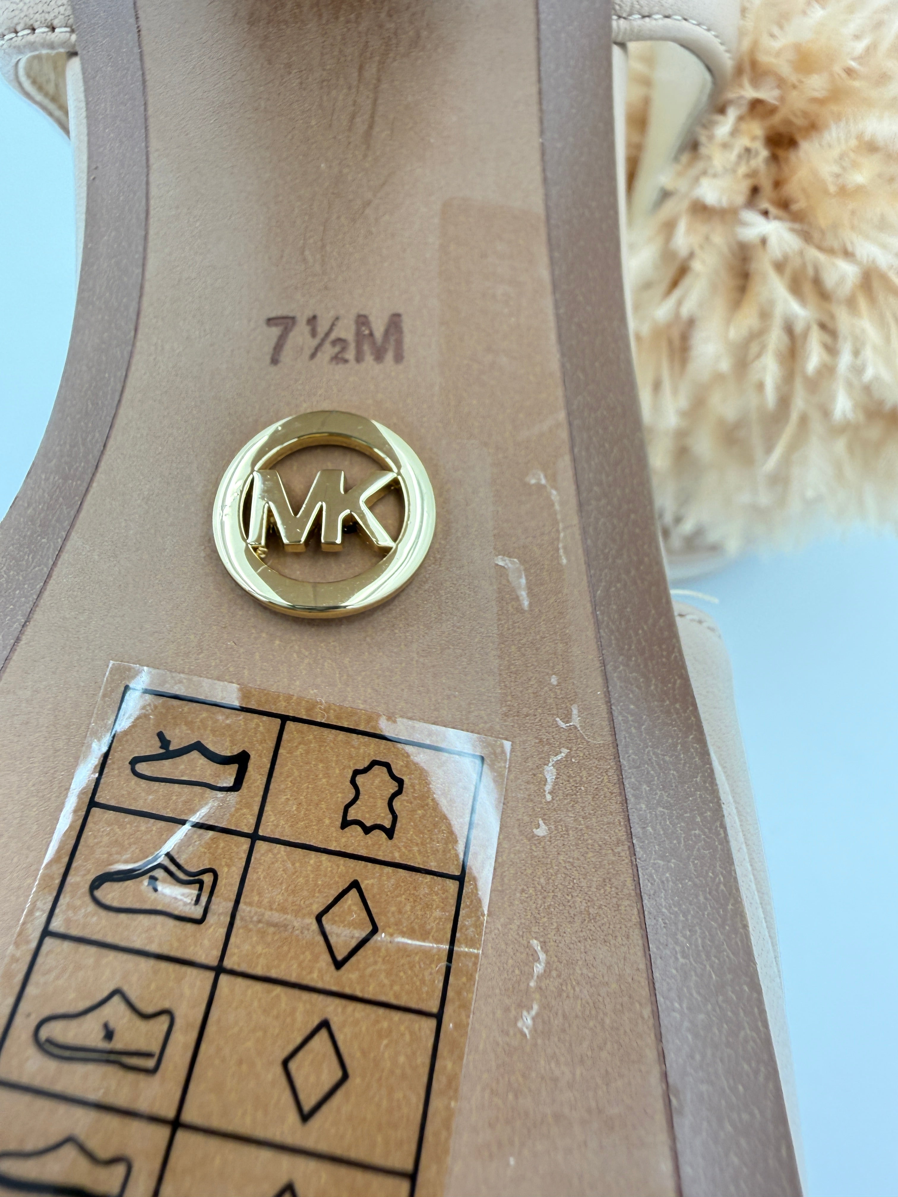 MK Pompom Sandal Size 7