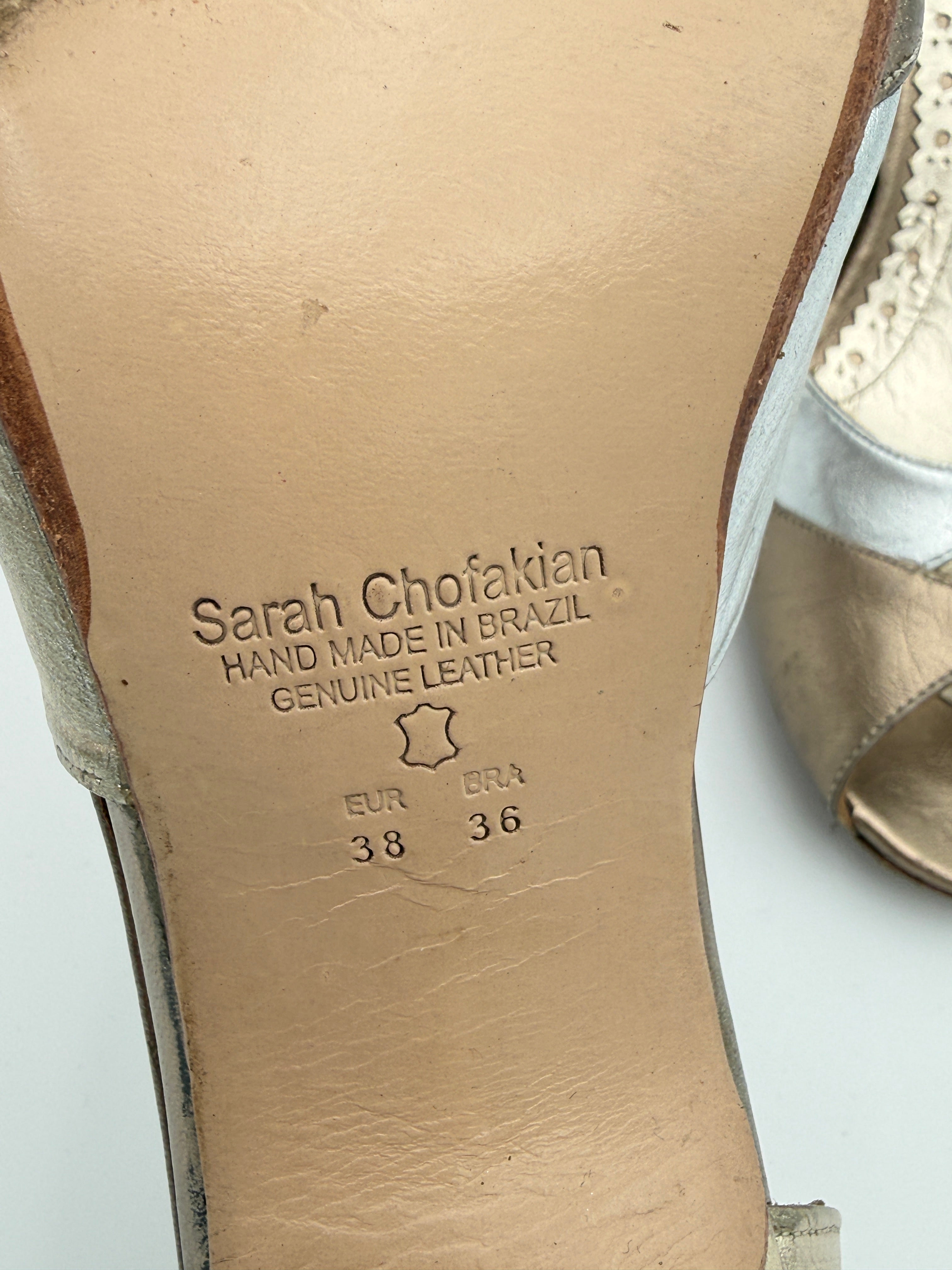 Sarah Chofakian Soft Gold Kitten heel EU38