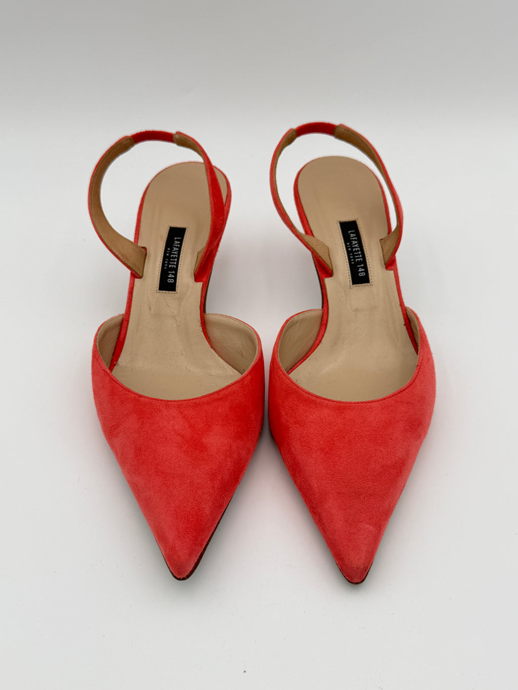 Lafayette 148 Coral Suede Pump Size 40