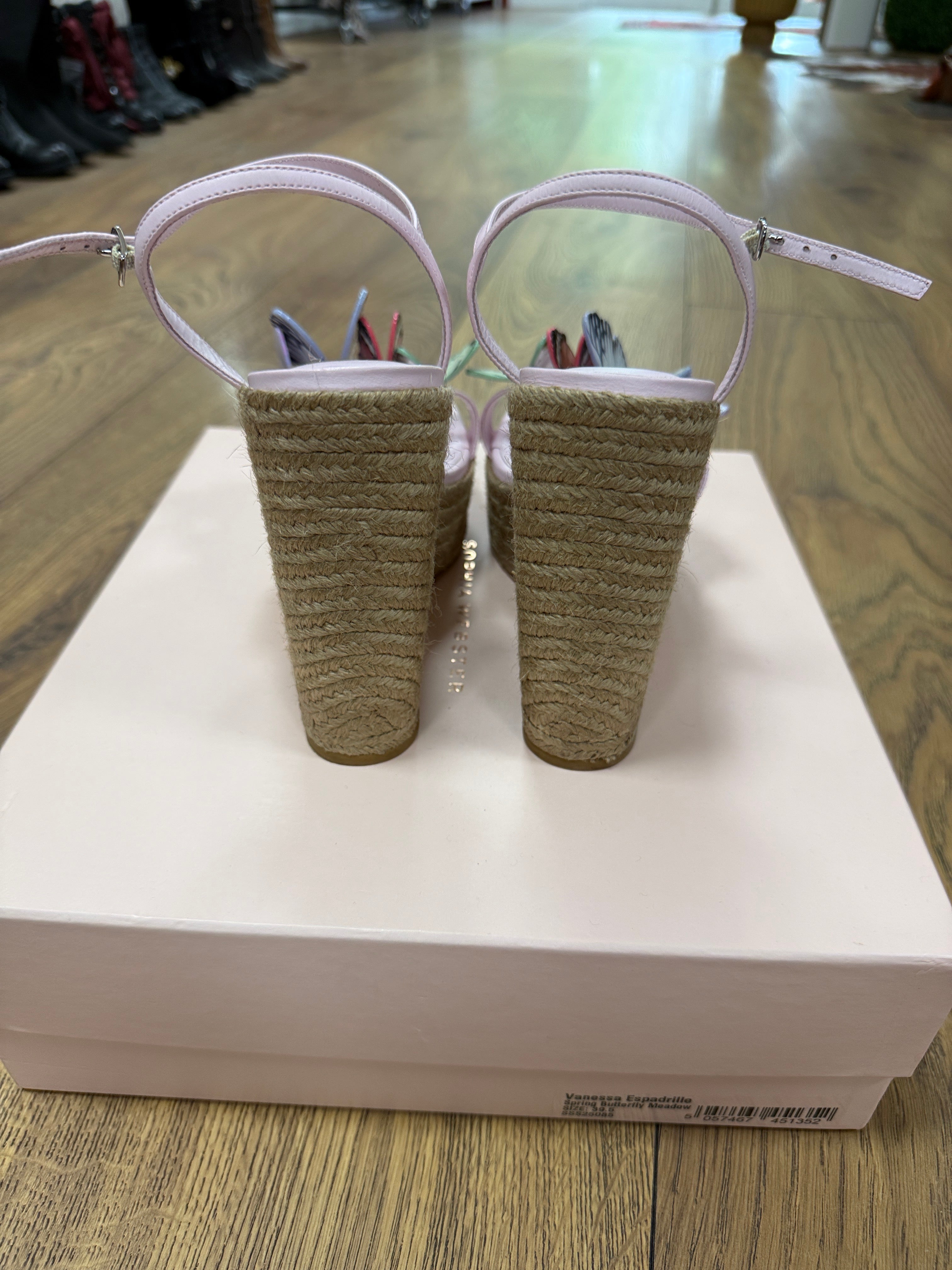 Sophia Webster Butterfly wedges Size 39,5 full set
