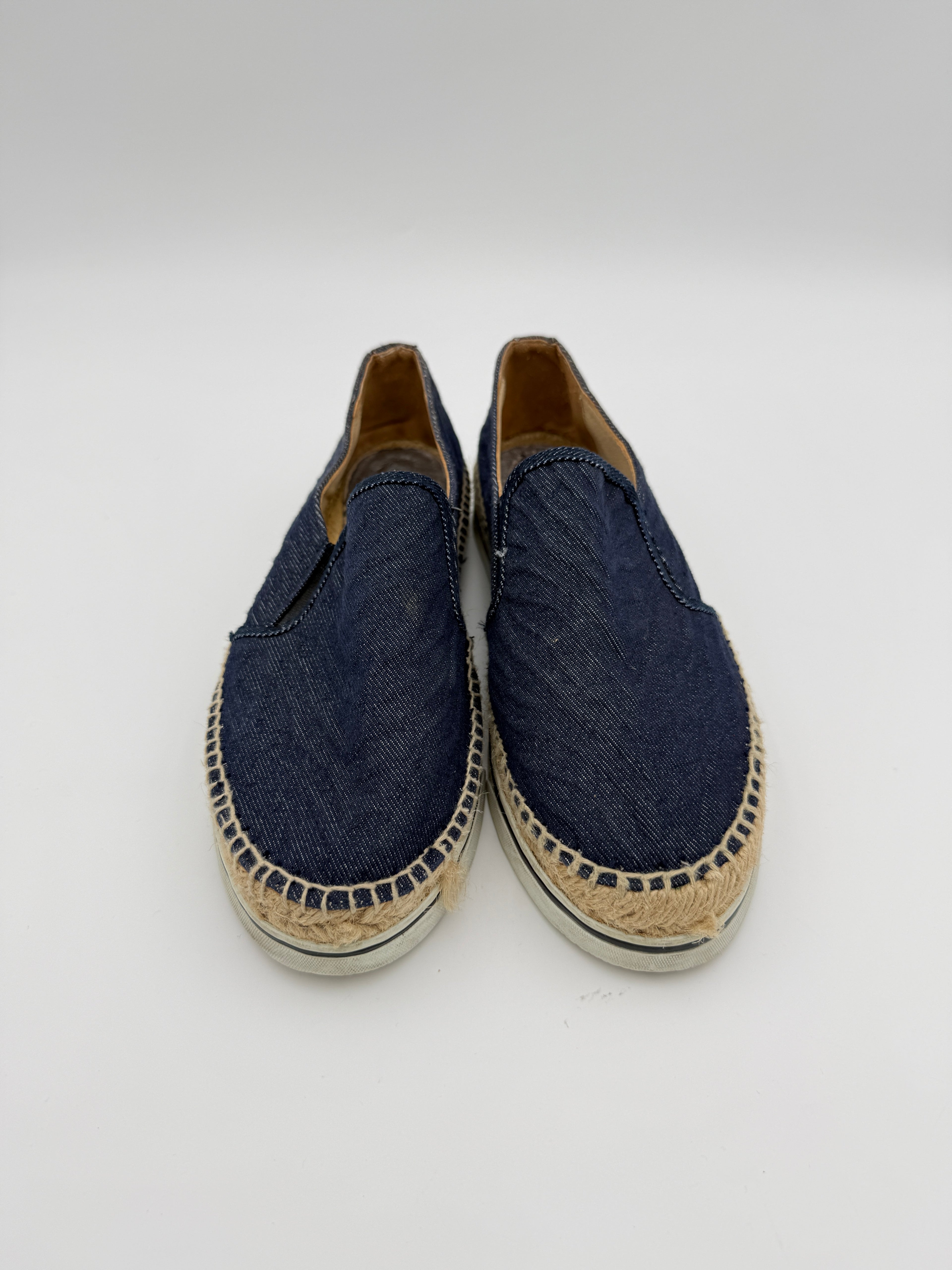 Jimmy Choo Whipstich Trim Espadrilles Size 36,5