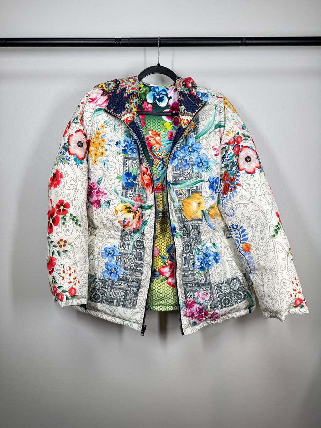 Jhonny Was Double Sided Puffer Jacket Medium