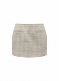 Anine bing peach tweed skirt
