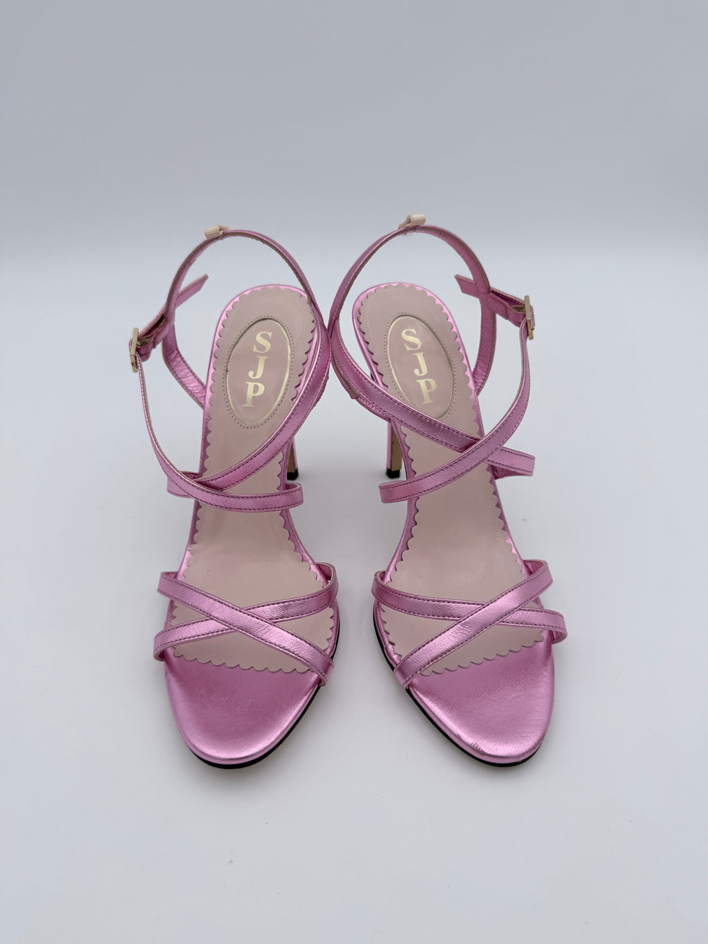 SJP Pink Metallic Sandal size 36.5 new