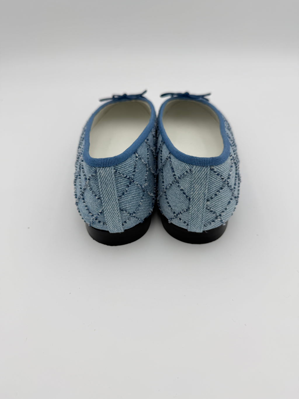 Chanel Light Denin Ballerinas Size 40