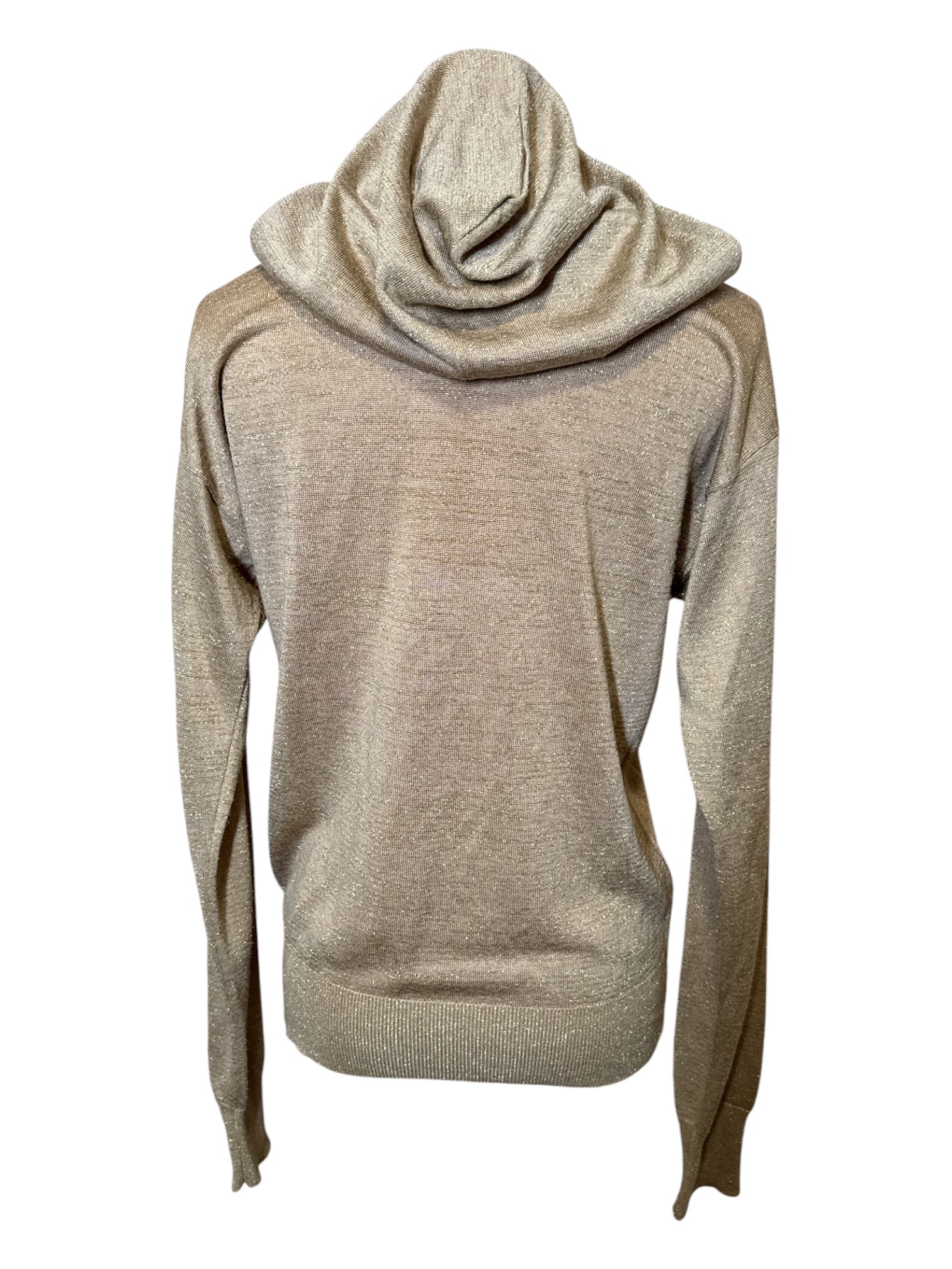 TWENTY FOR SEVEN Metallic Gold Knit  Medium