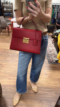 Gucci Padlock Red new with dust