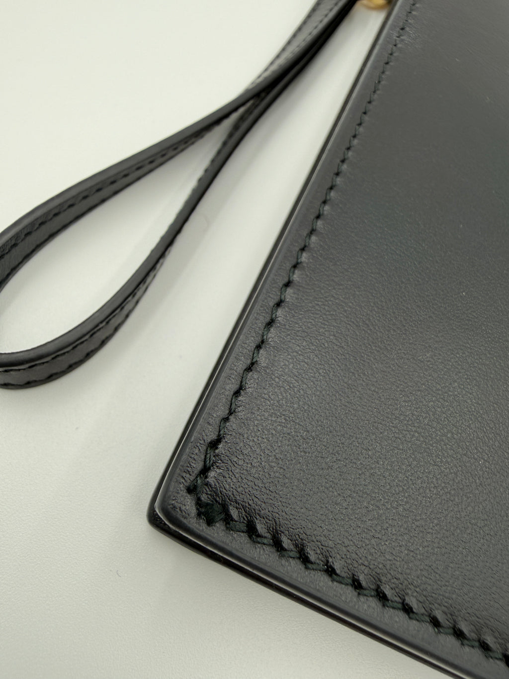 GUCCI CALFSKIN BLACK CLUTCH