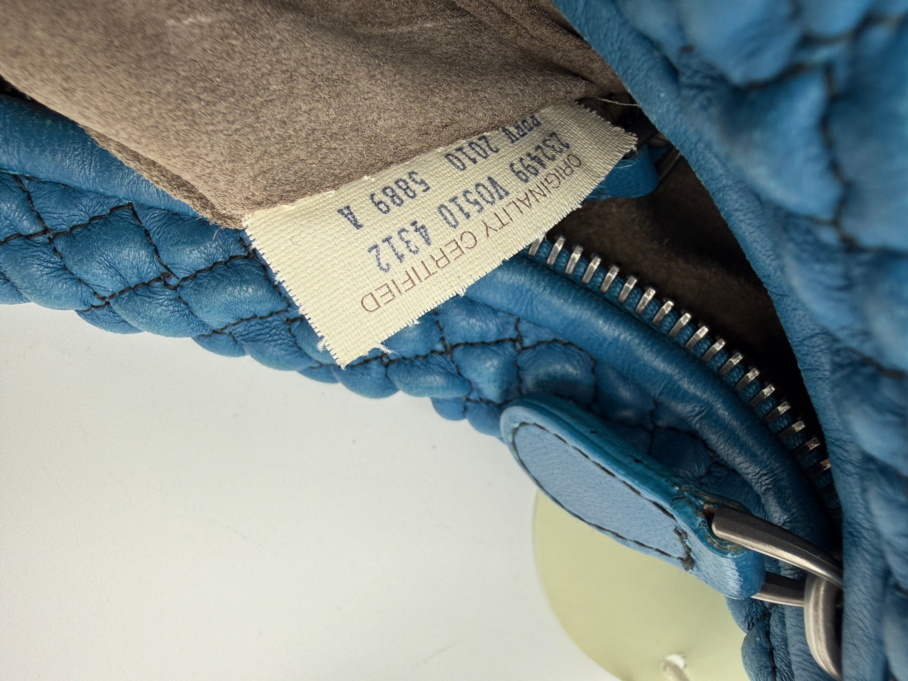 Bottega Veneta blue Hobo bag