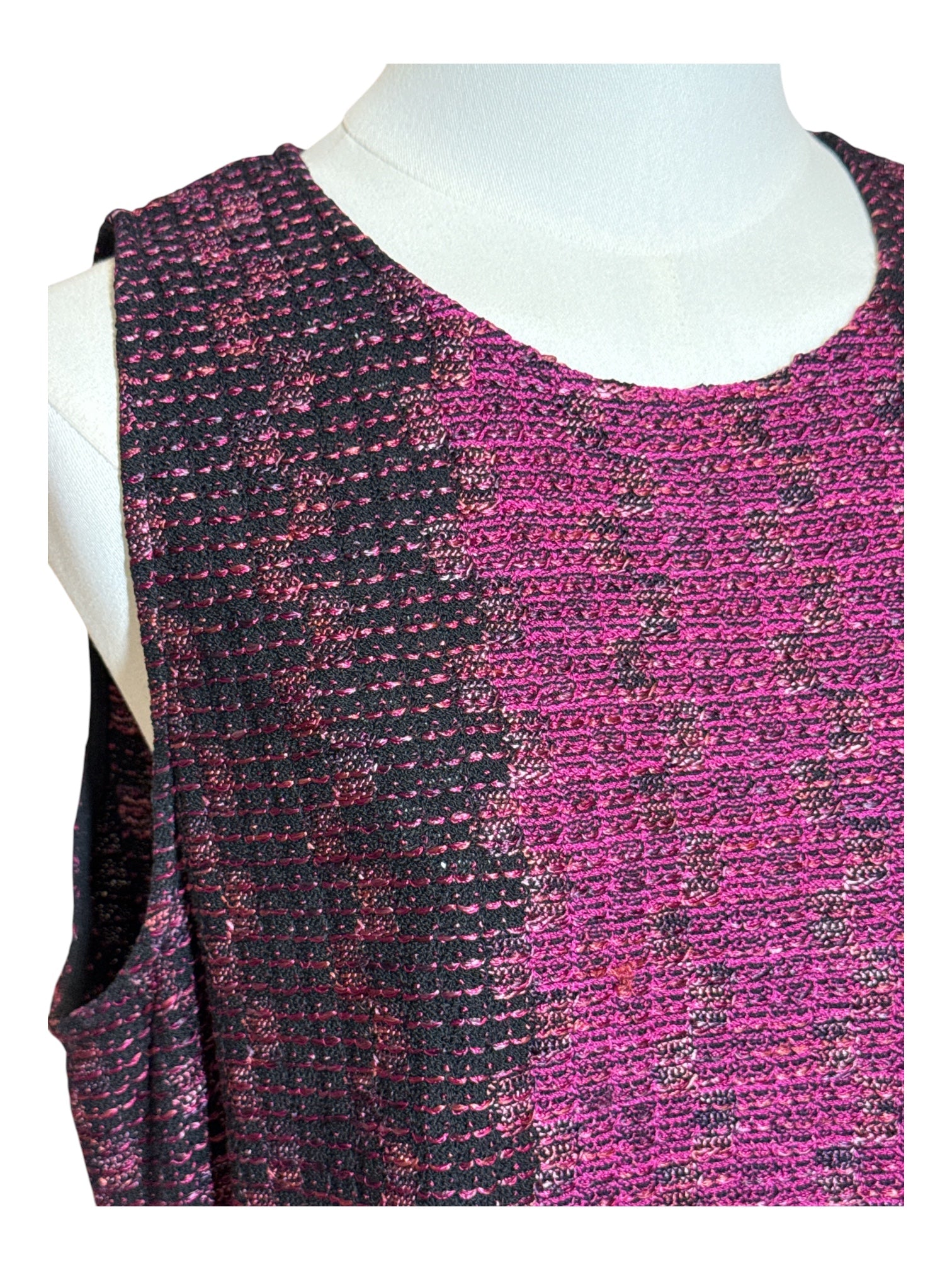 ST JOHN Ombree Knit Dress XL