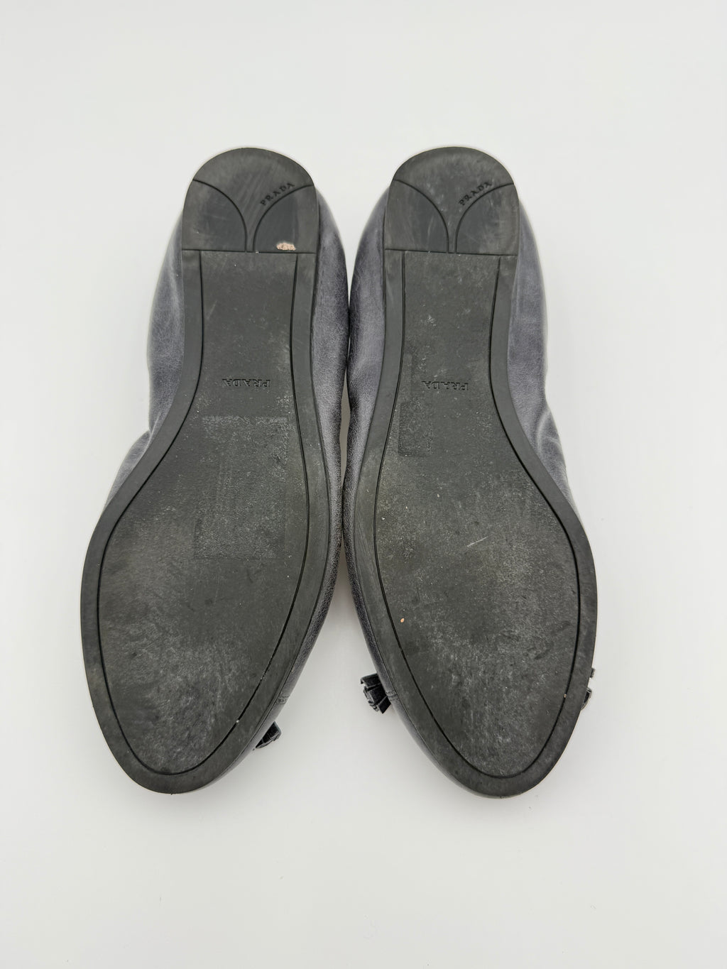 Prada Gray Ballerinas Size 37,5