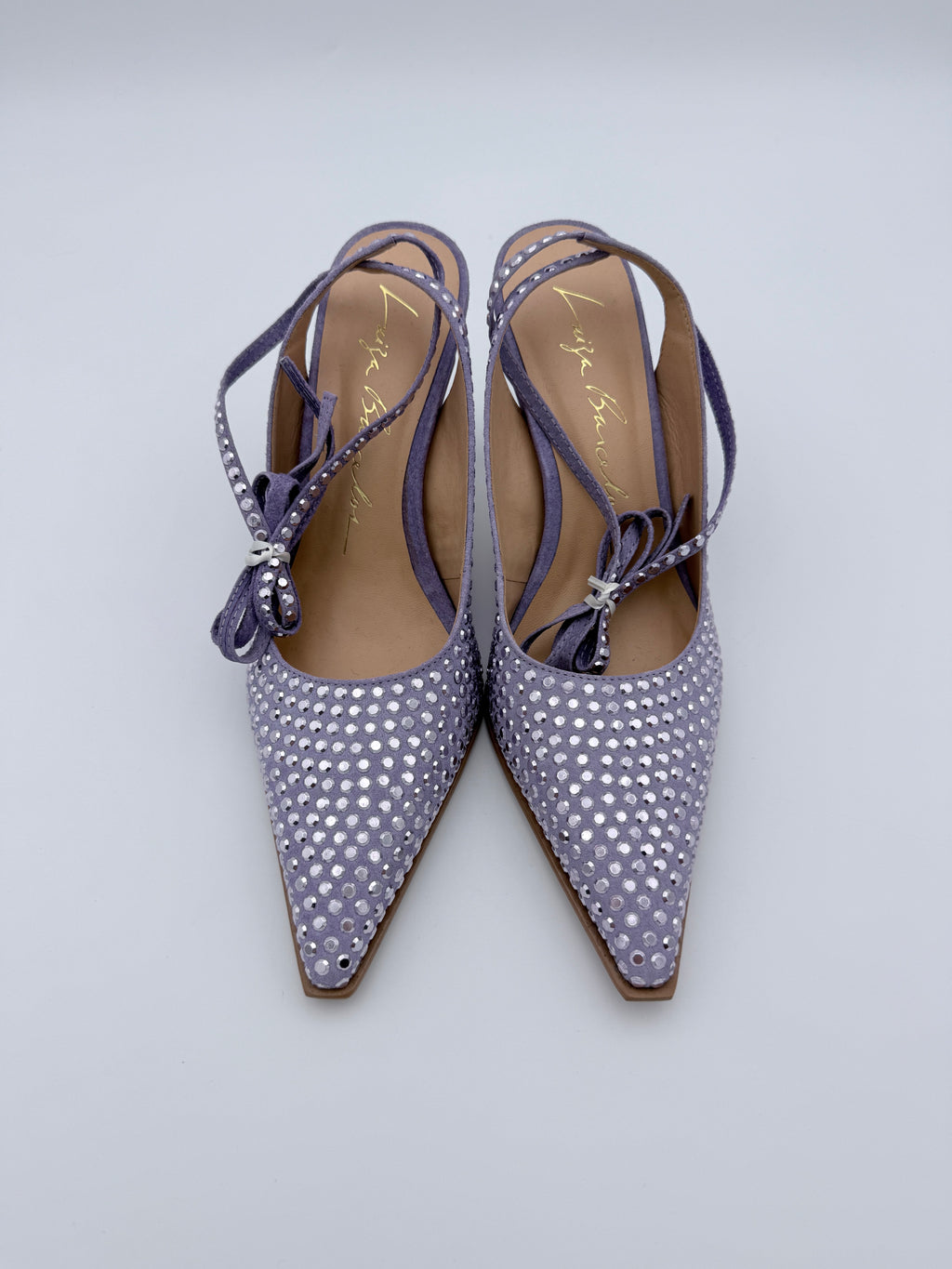 Luiza Barcelos Lilac Studed Ankle Tie B001 V6